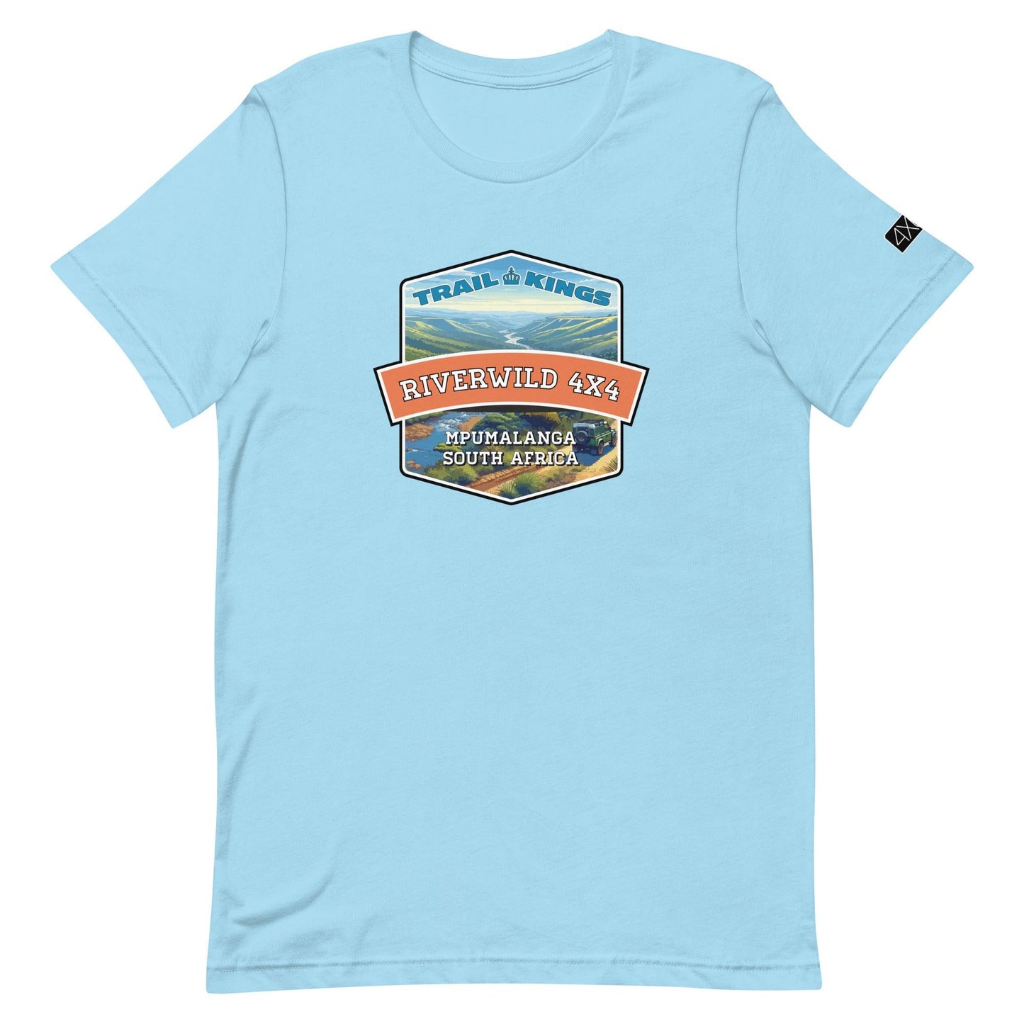 Trail Kings: Riverwild 4×4 - Unisex t-shirt in ocean blue