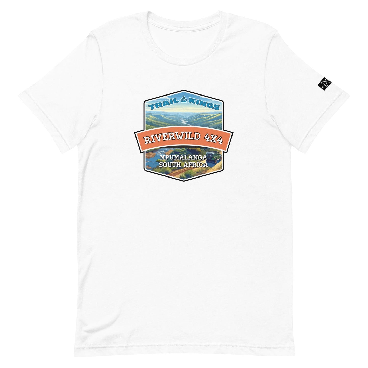 Trail Kings: Riverwild 4×4 - Unisex t-shirt in white