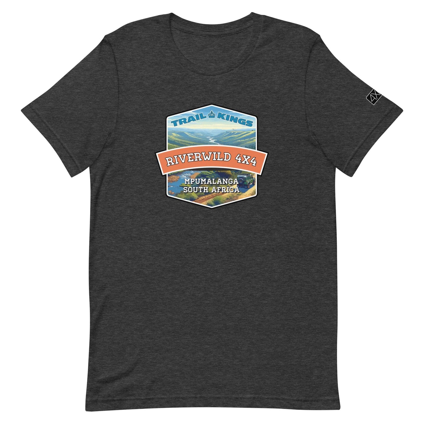 Trail Kings: Riverwild 4×4 - Unisex t-shirt in dark grey heather