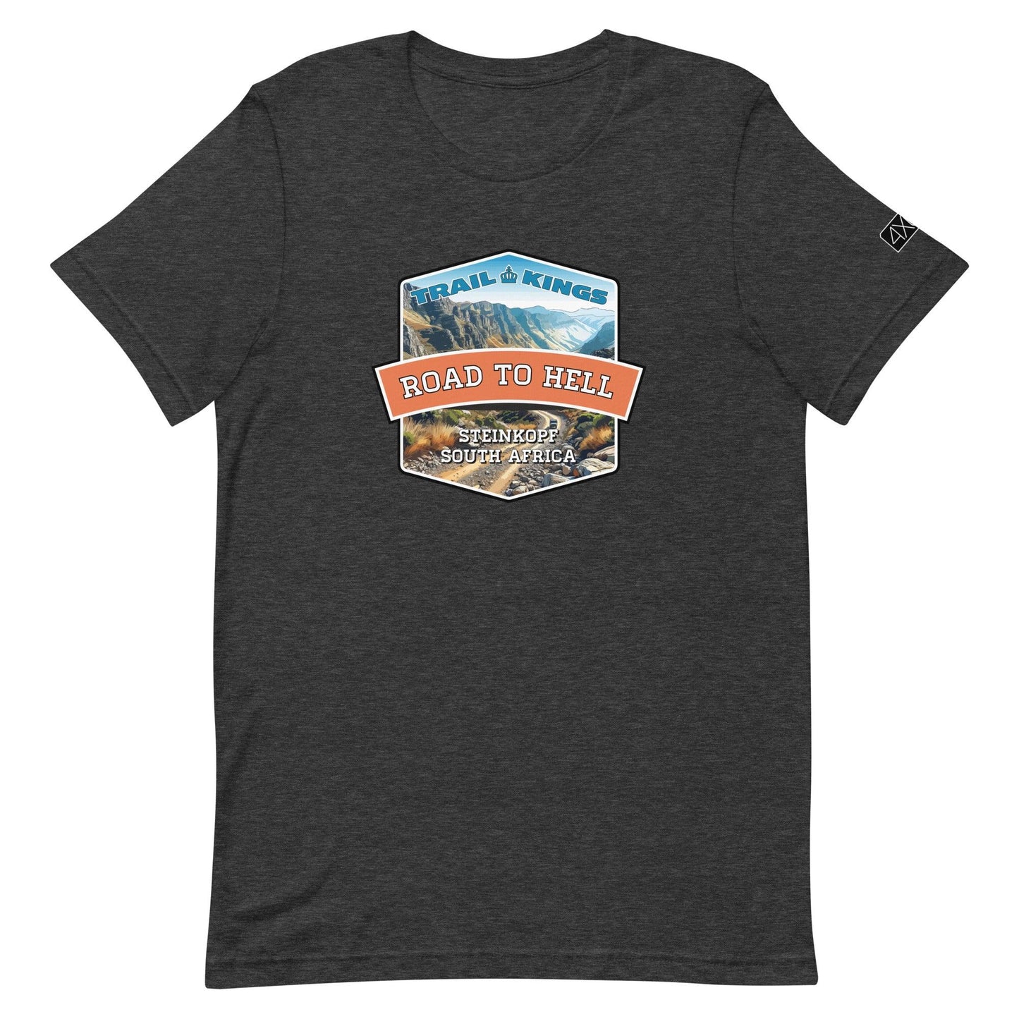 Trail Kings: Road to Hell - Unisex t-shirt in dark grey heather