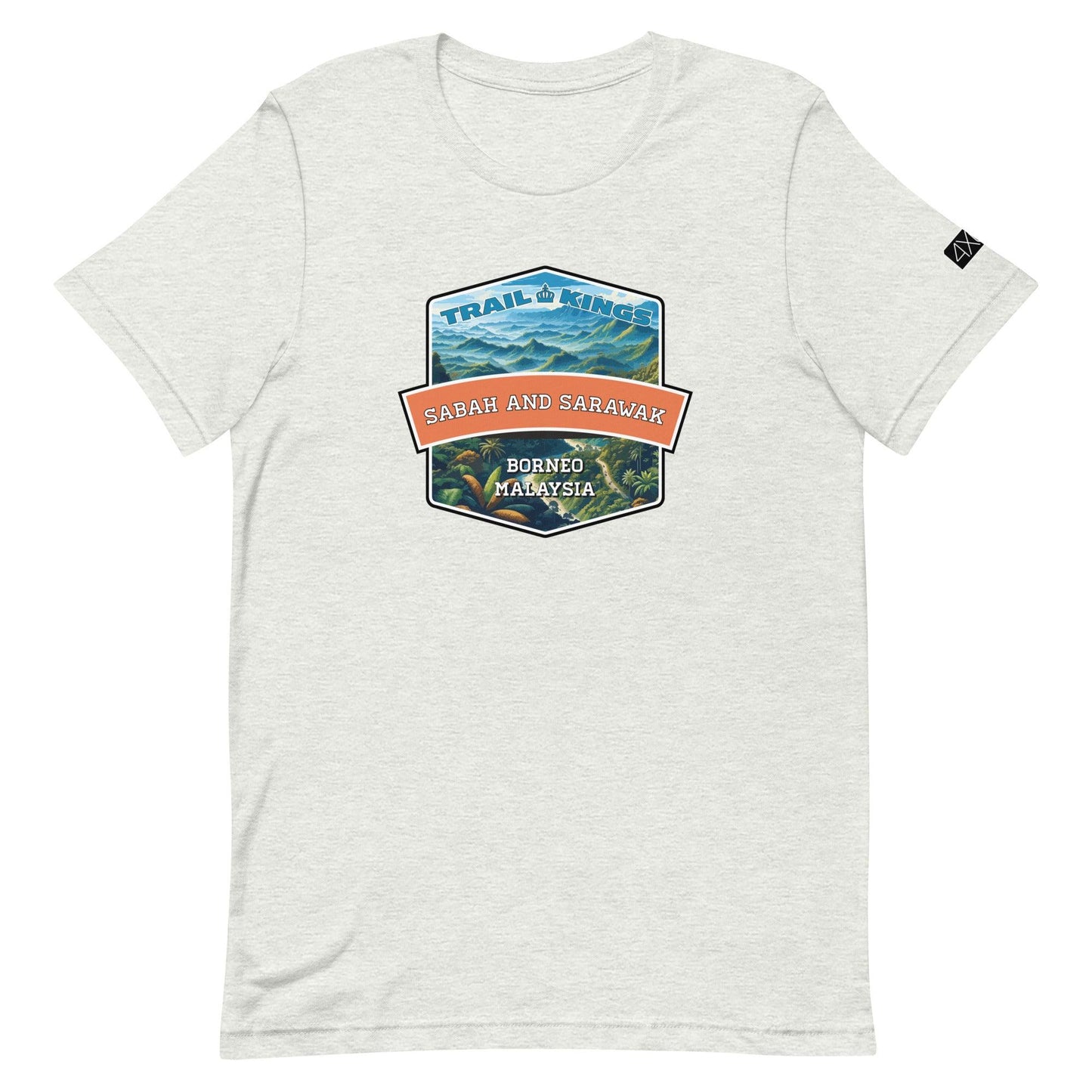 Trail Kings: Sabah and Sarawak - Unisex t-shirt in ash