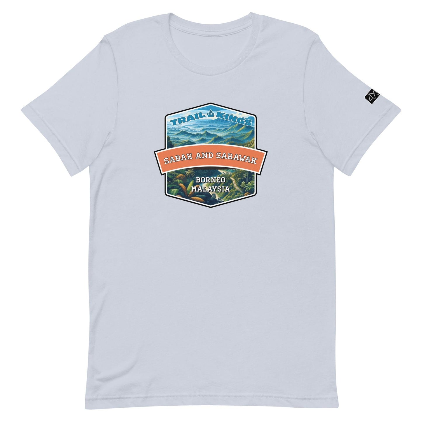 Trail Kings: Sabah and Sarawak - Unisex t-shirt in light blue