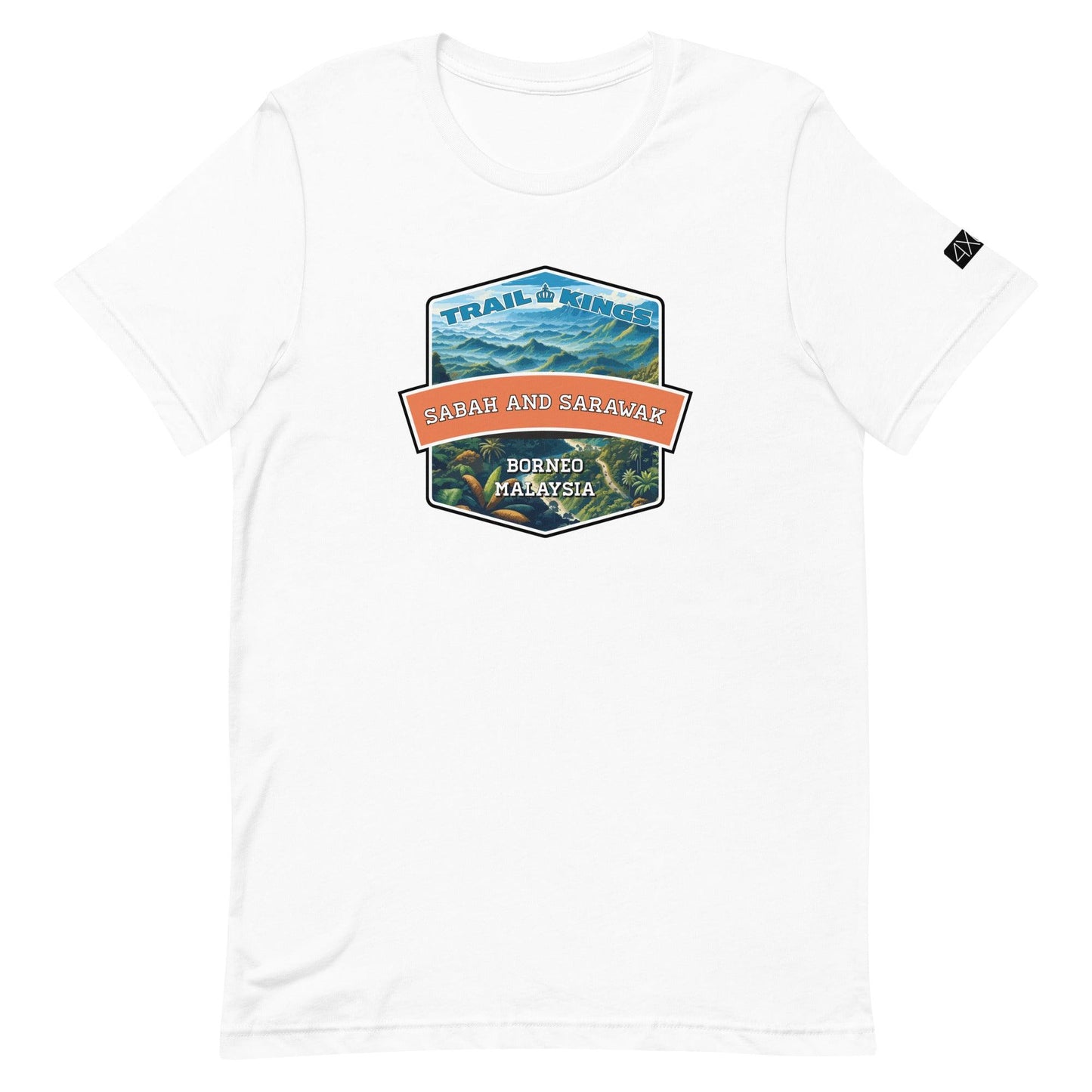 Trail Kings: Sabah and Sarawak - Unisex t-shirt in white