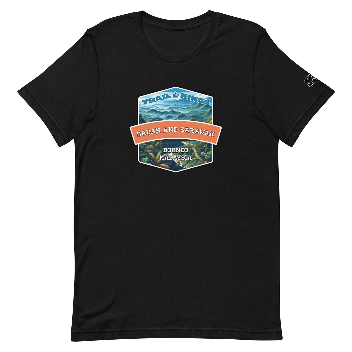 Trail Kings: Sabah and Sarawak - Unisex t-shirt in black