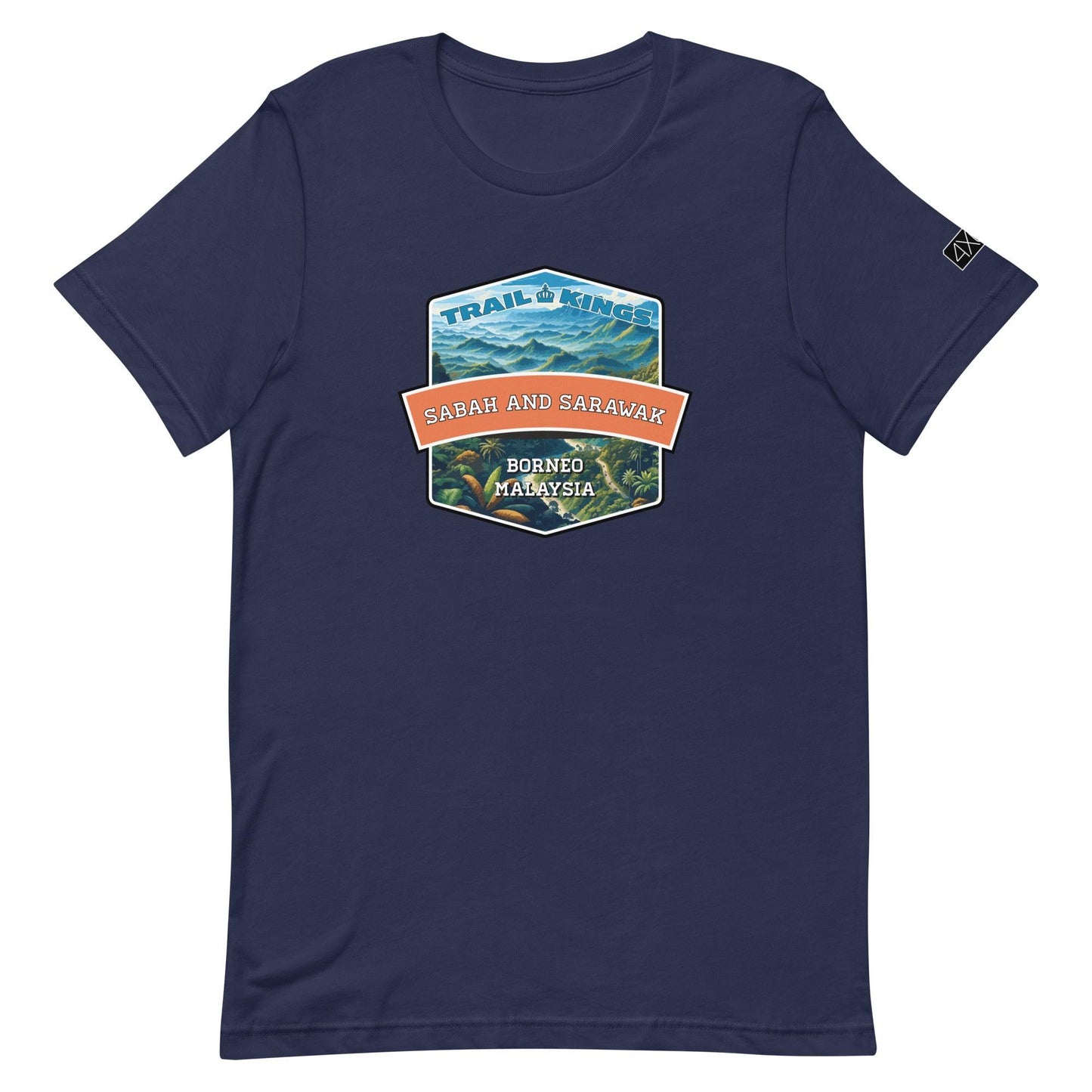 Trail Kings: Sabah and Sarawak - Unisex t-shirt in navy