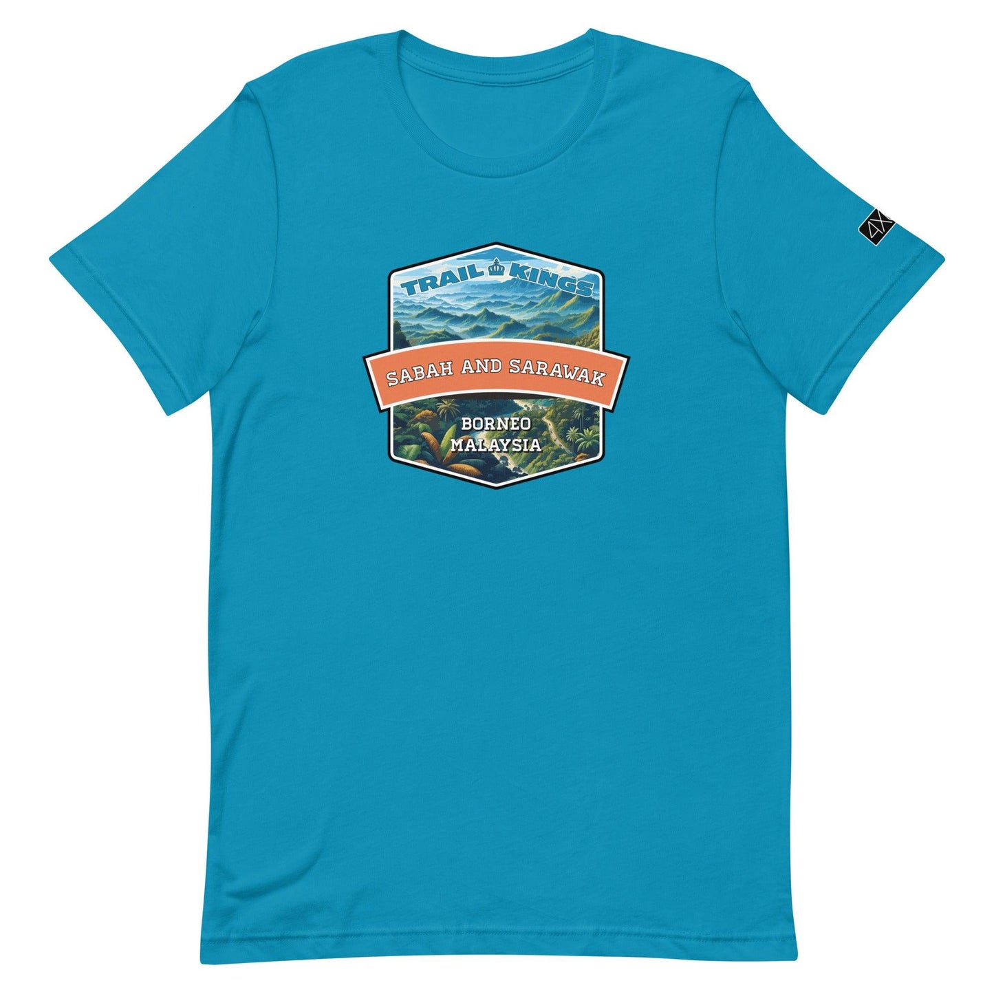 Trail Kings: Sabah and Sarawak - Unisex t-shirt in aqua