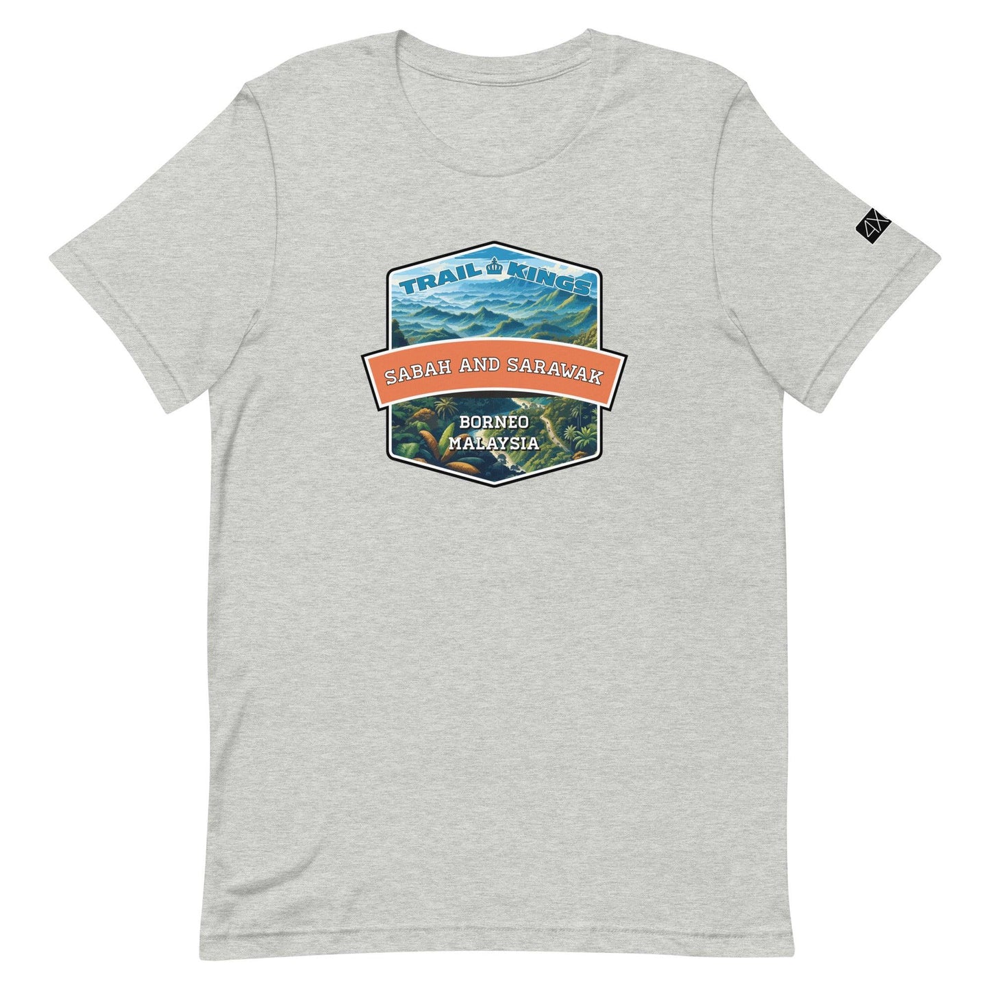 Trail Kings: Sabah and Sarawak - Unisex t-shirt in athletic heather