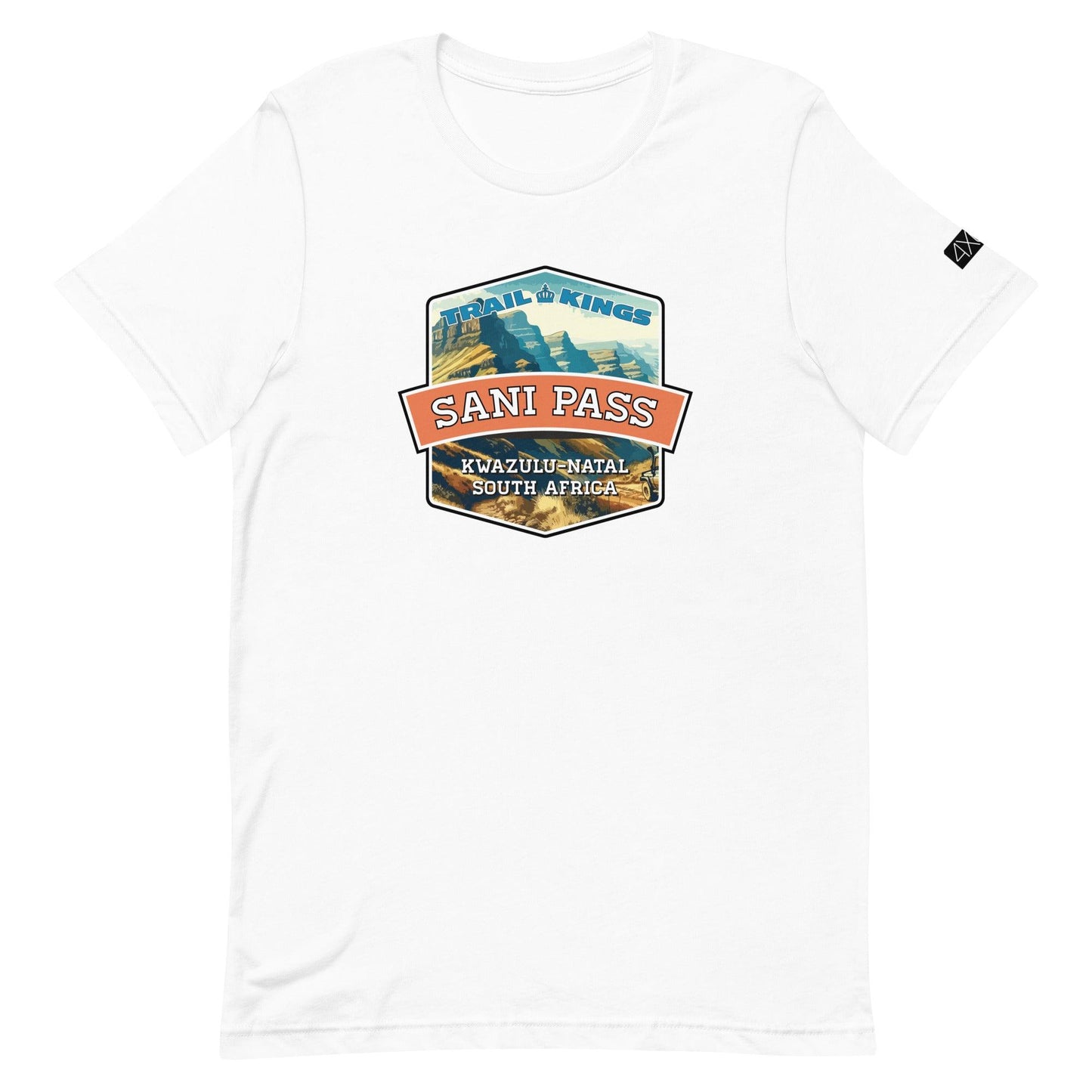 Trail Kings: Sani Pass - Unisex t-shirt in white