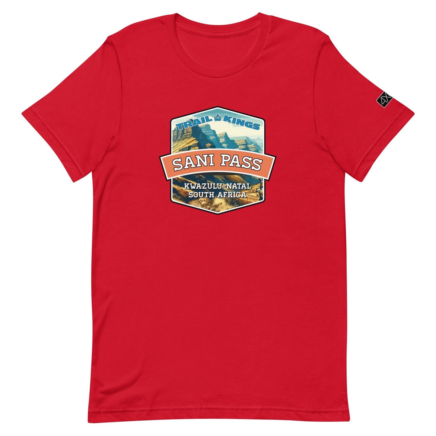 Trail Kings: Sani Pass - Unisex t-shirt in red