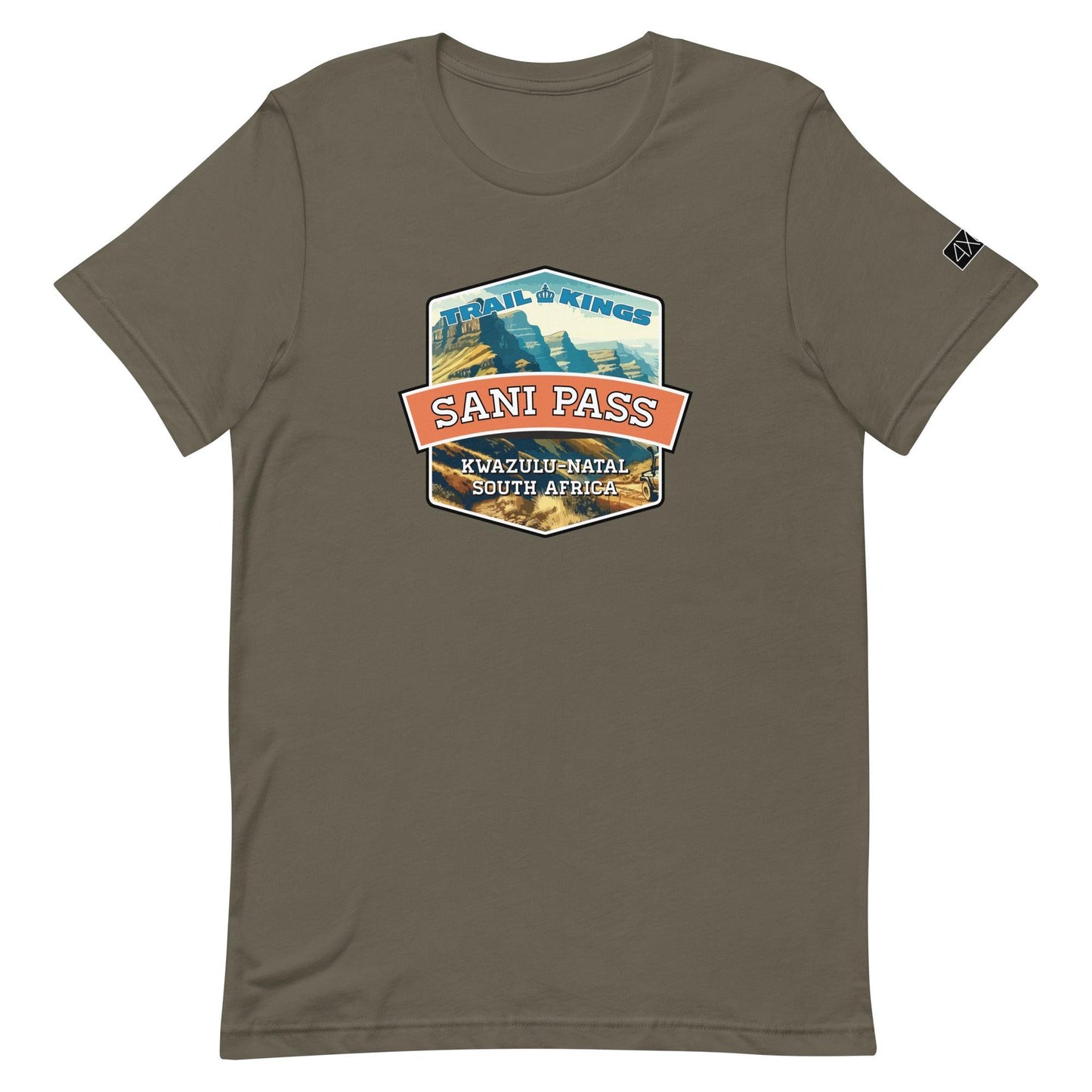 Trail Kings: Sani Pass - Unisex t-shirt in army