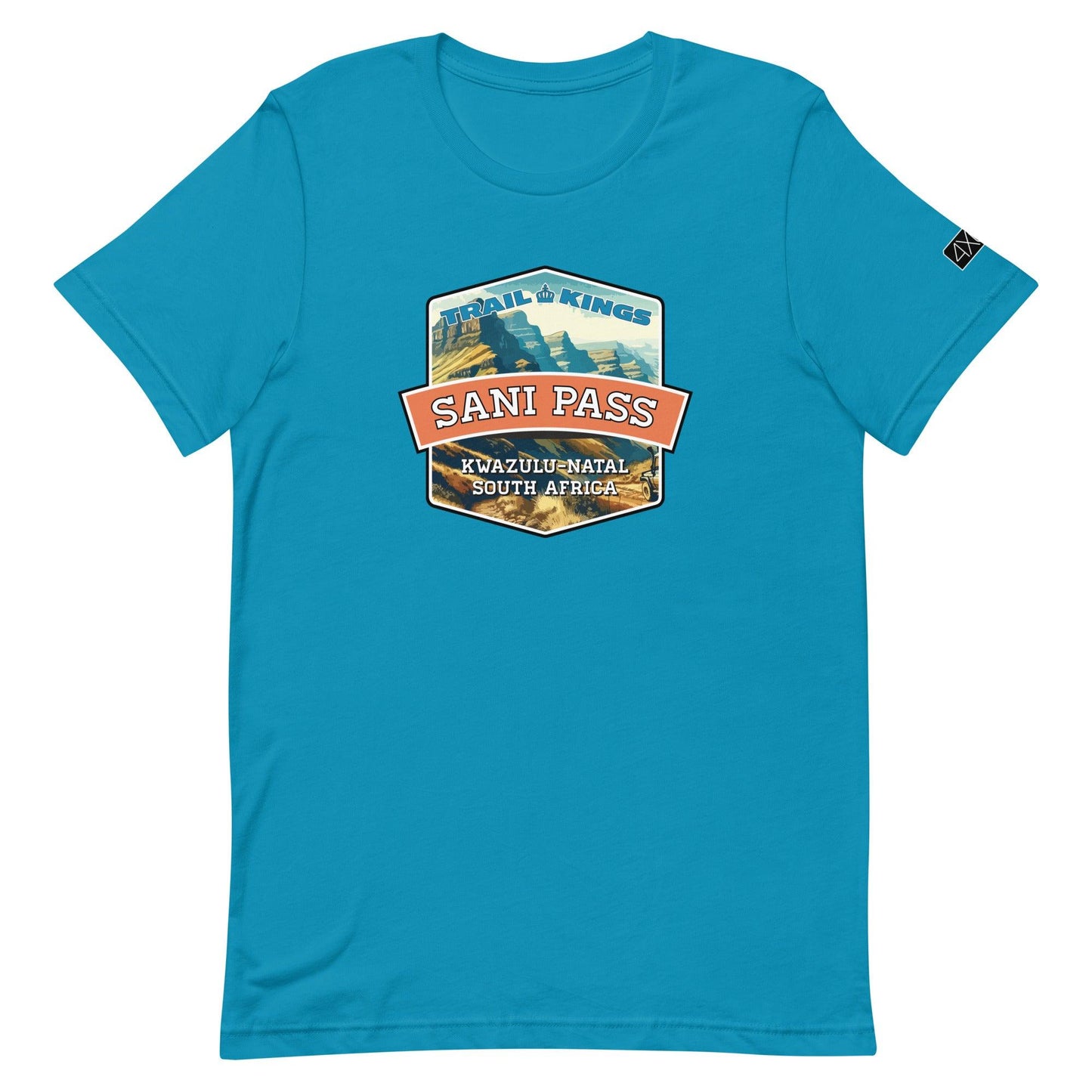 Trail Kings: Sani Pass - Unisex t-shirt in aqua