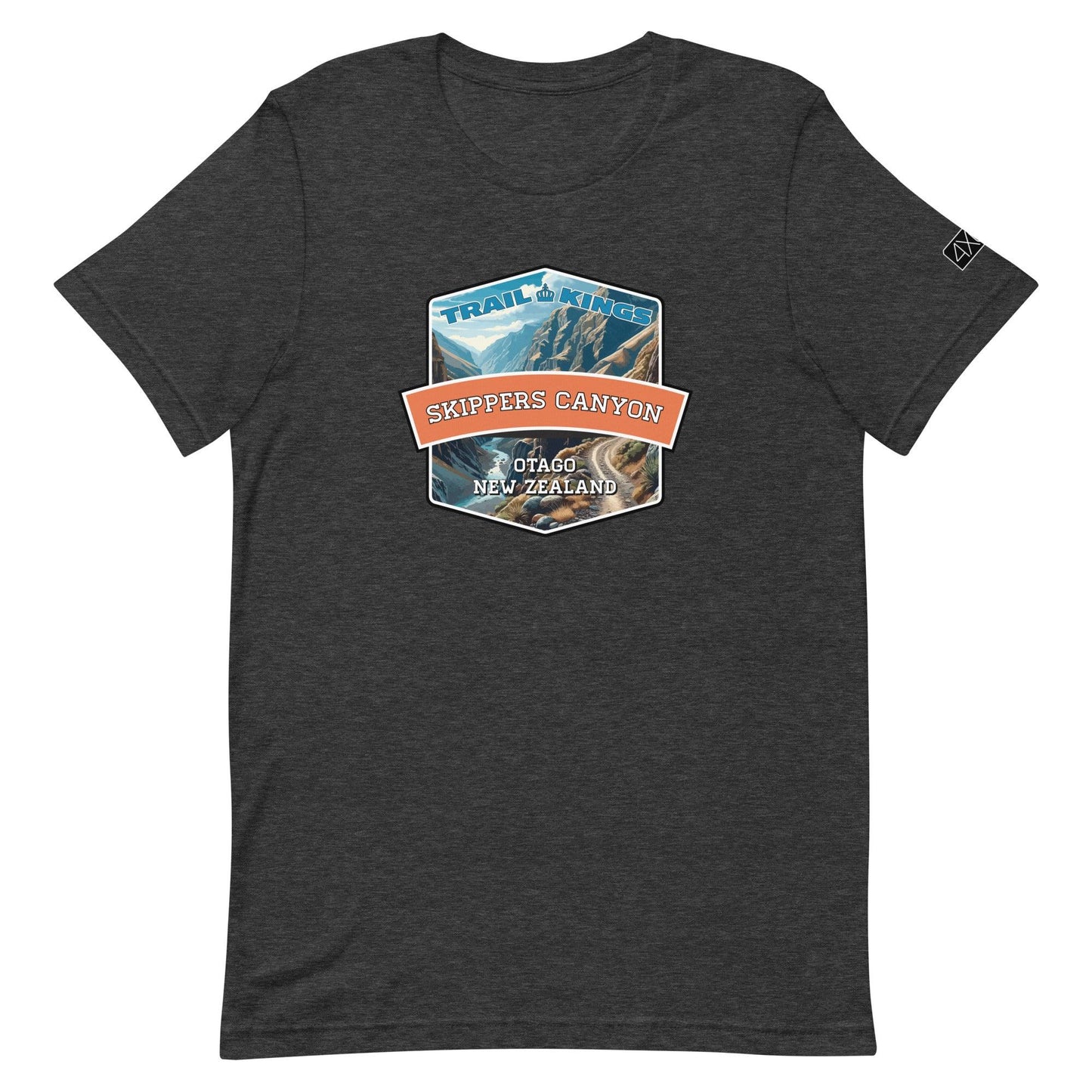 Trail Kings: Skippers Canyon - Unisex t-shirt in dark grey heather