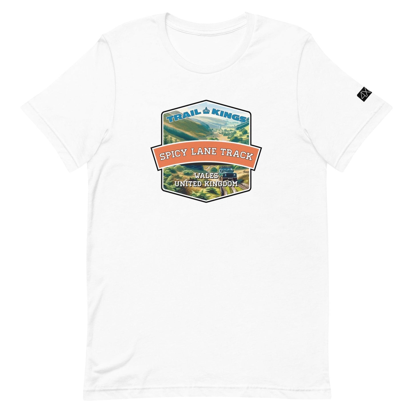 Trail Kings: Spicy Lane Track - Unisex t-shirt in white