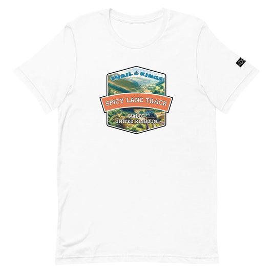 Trail Kings: Spicy Lane Track - Unisex t-shirt in white