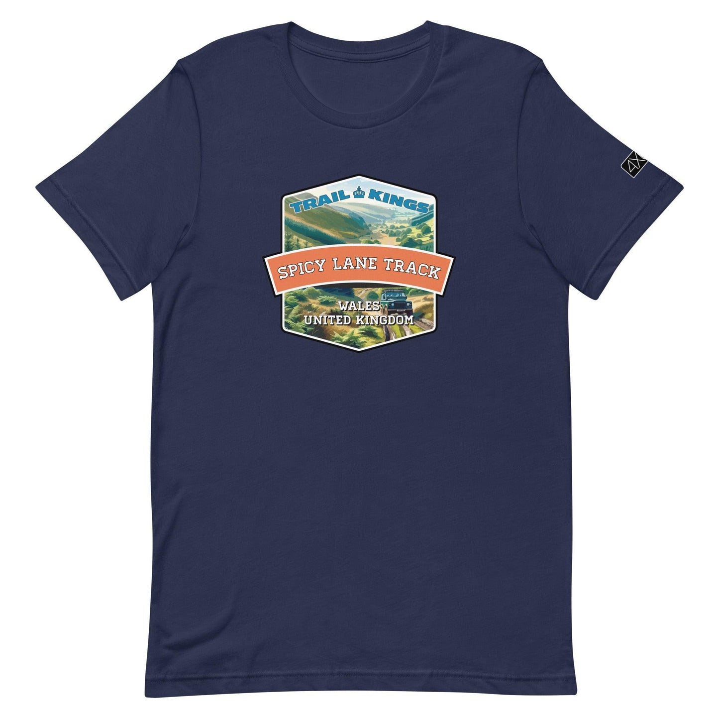 Trail Kings: Spicy Lane Track - Unisex t-shirt in navy