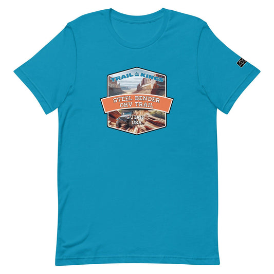 Trail Kings: Steel Bender OHV Trail - Unisex t-shirt in aqua