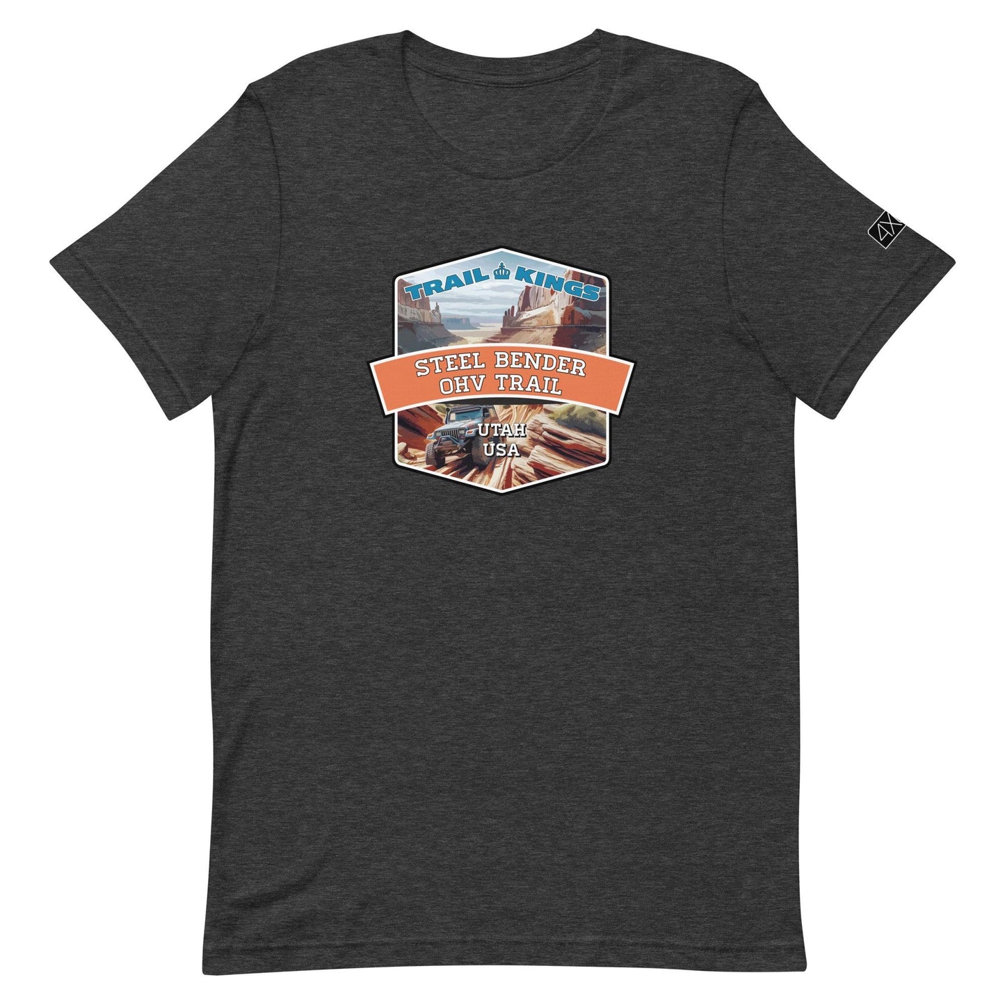 Trail Kings: Steel Bender OHV Trail - Unisex t-shirt in dark grey heather