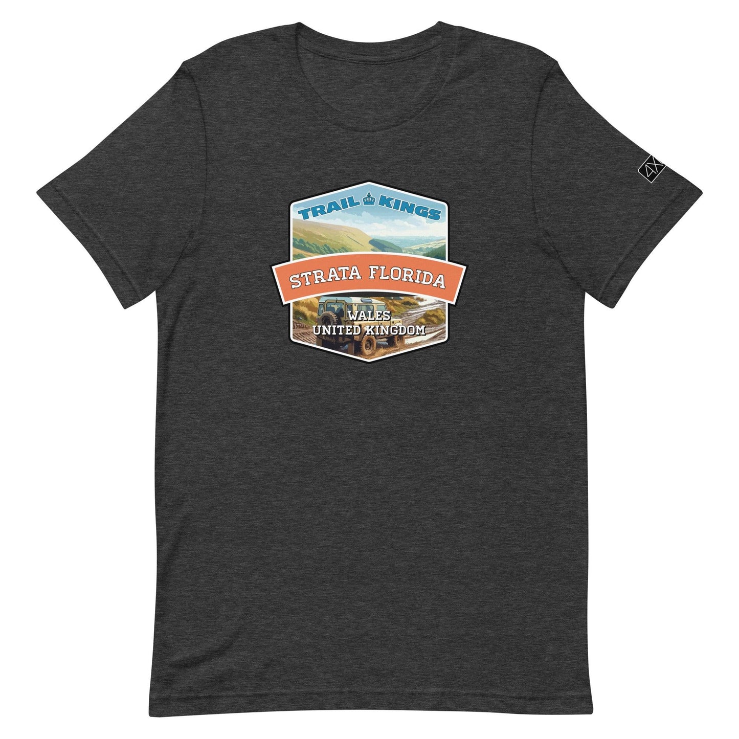 Trail Kings: Strata Florida - Unisex t-shirt in dark grey heather