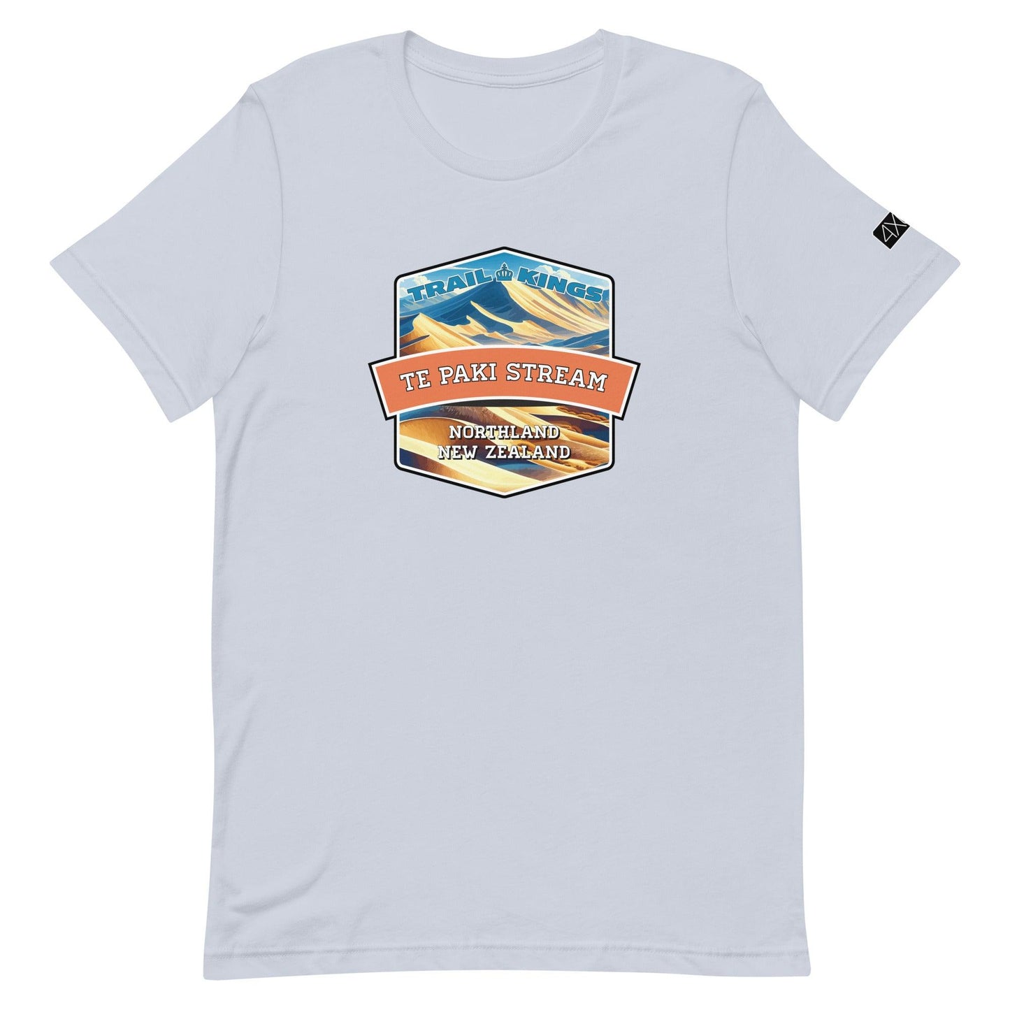 Trail Kings: Te Paki Stream - Unisex t-shirt in light blue