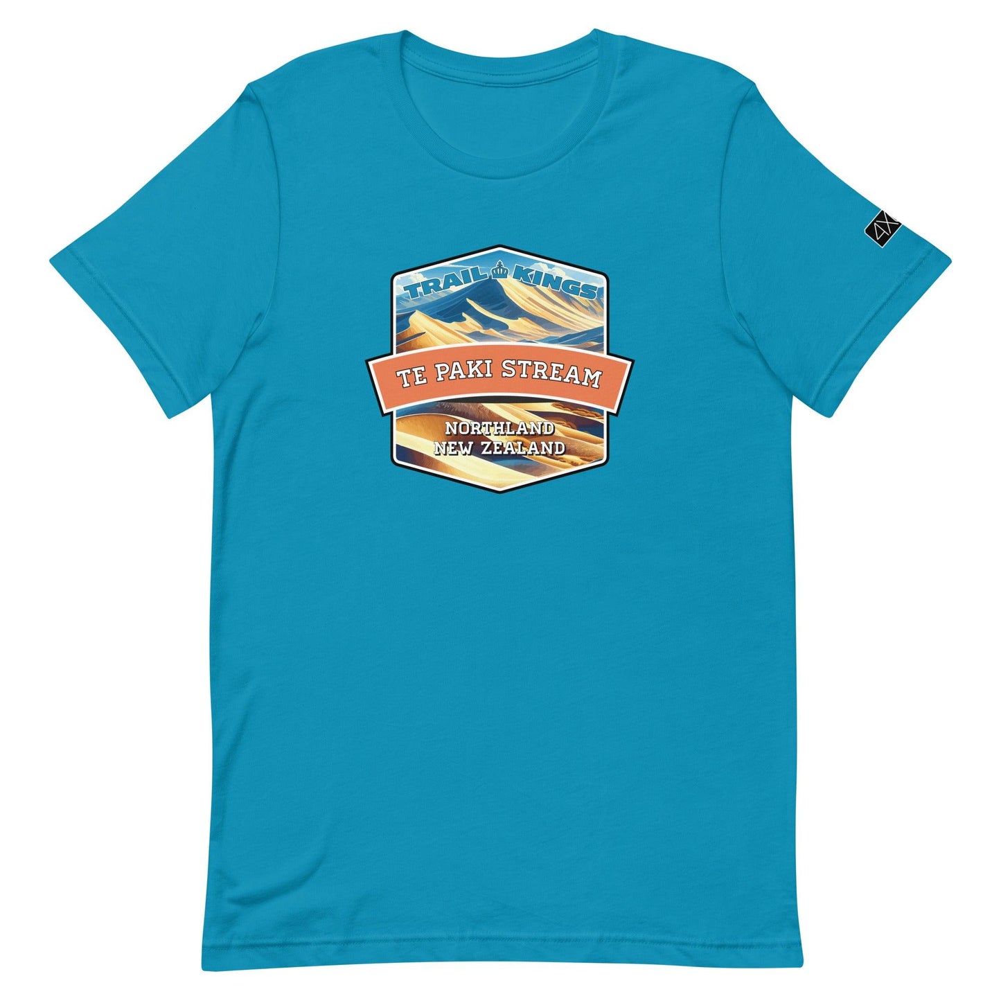 Trail Kings: Te Paki Stream - Unisex t-shirt in aqua