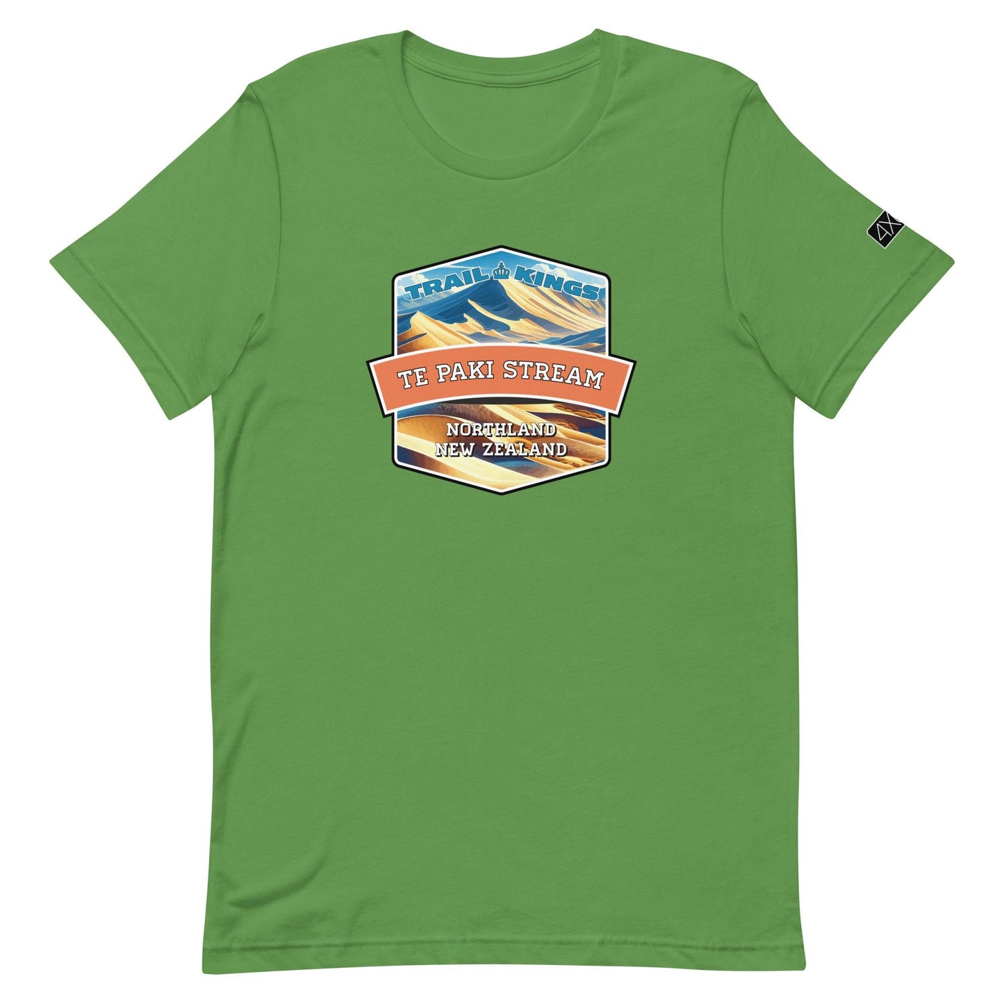 Trail Kings: Te Paki Stream - Unisex t-shirt in leaf