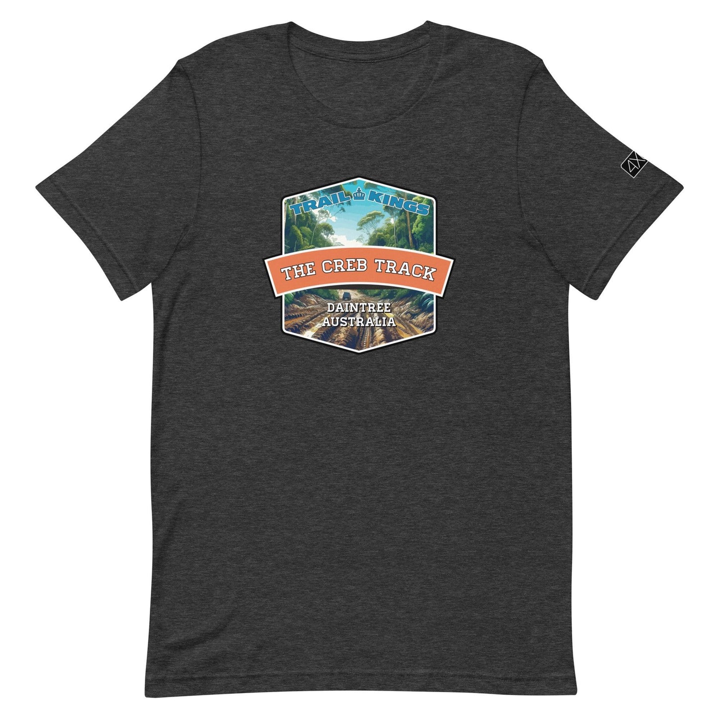 Trail Kings: The CREB Track - Unisex t-shirt in dark grey heather