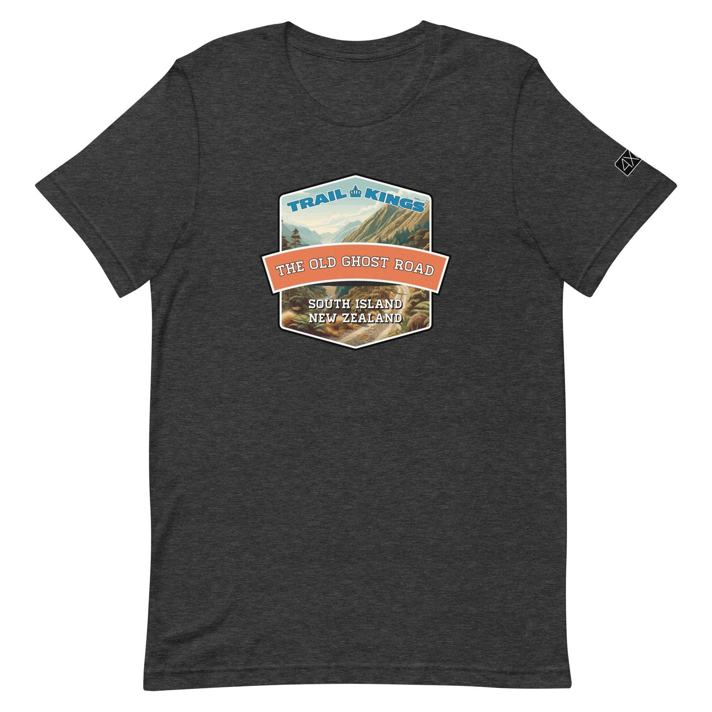 Trail Kings: The Old Ghost Road - Unisex t-shirt in dark grey heather