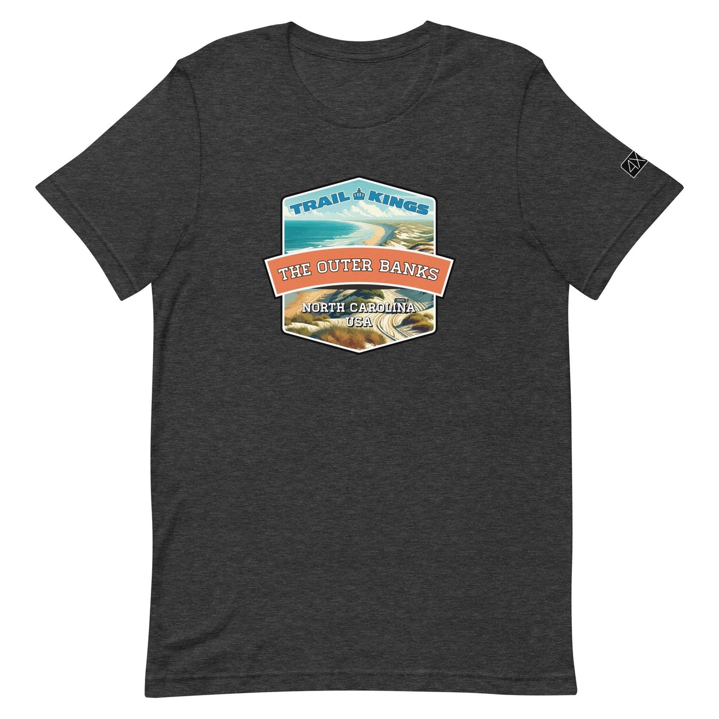 Trail Kings: The Outer Banks - Unisex t-shirt in dark grey heather