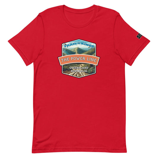 Trail Kings: The Power Line - Unisex t-shirt in red