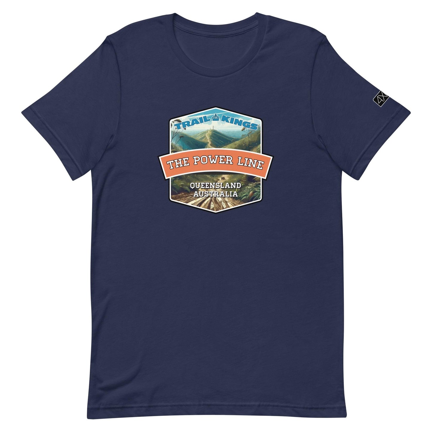 Trail Kings: The Power Line - Unisex t-shirt in navy