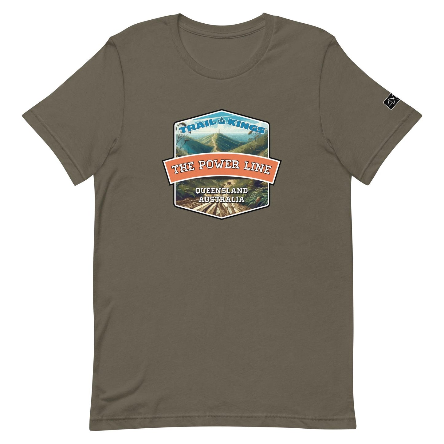 Trail Kings: The Power Line - Unisex t-shirt in army