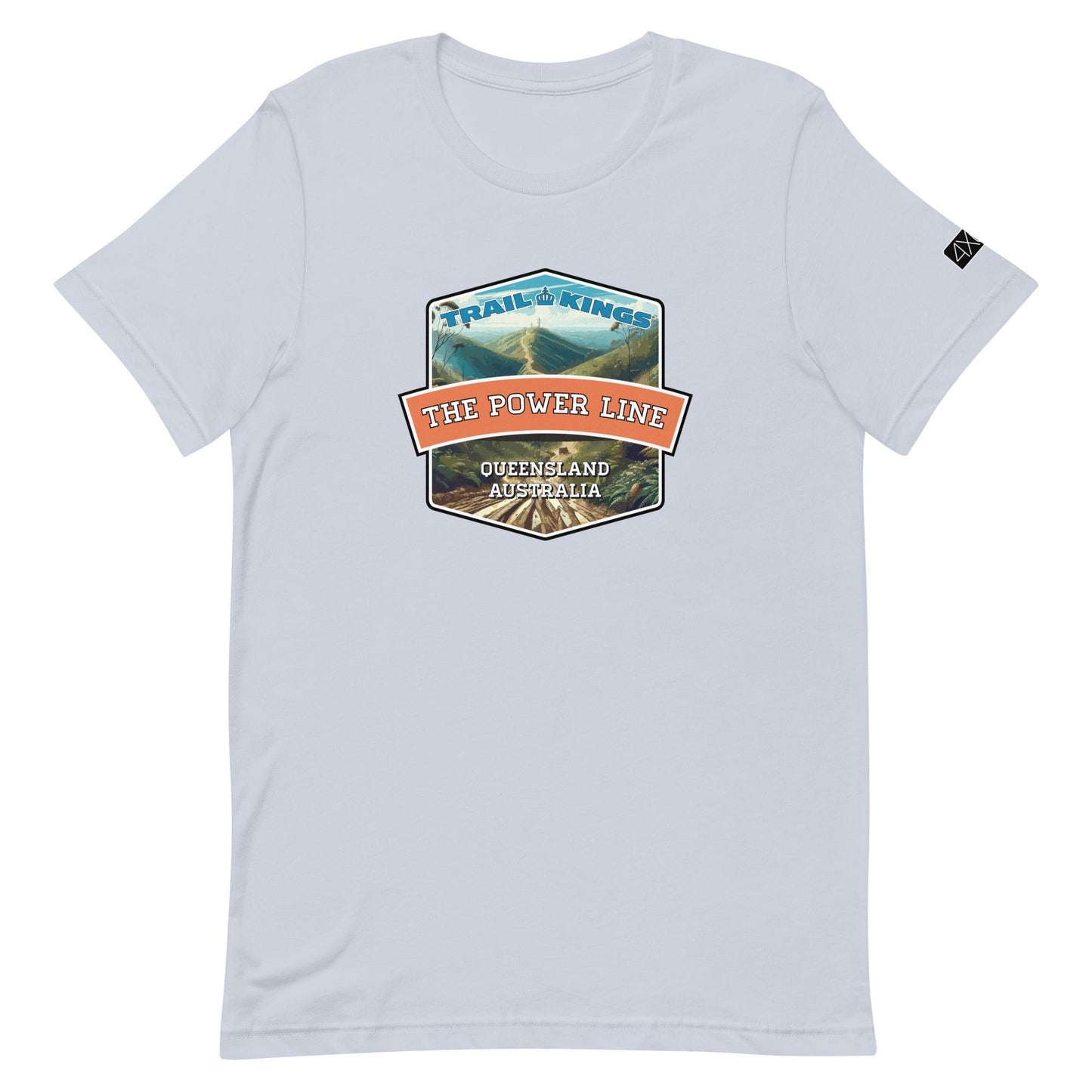 Trail Kings: The Power Line - Unisex t-shirt in light blue