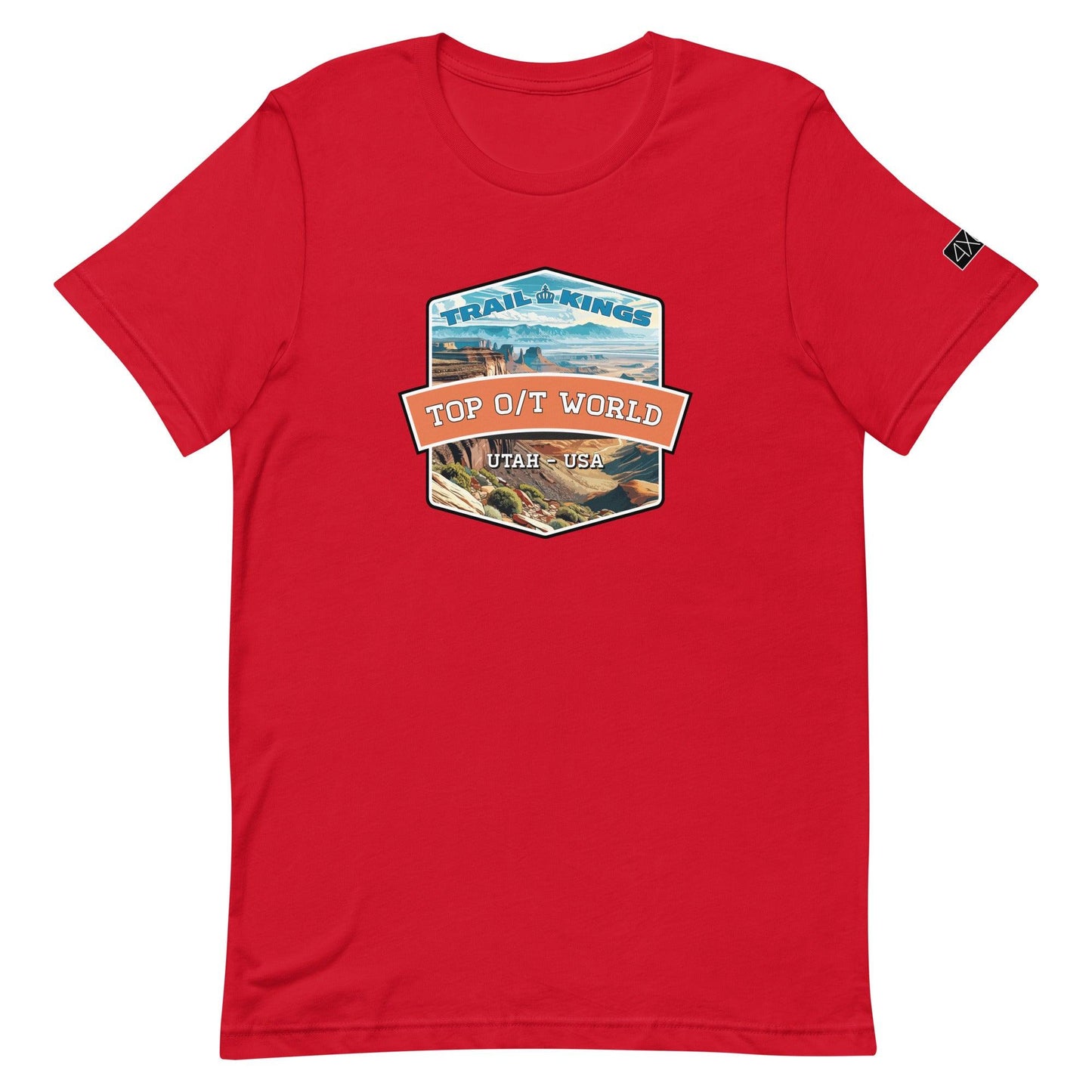 Trail Kings: Top of the World - Unisex t-shirt in red