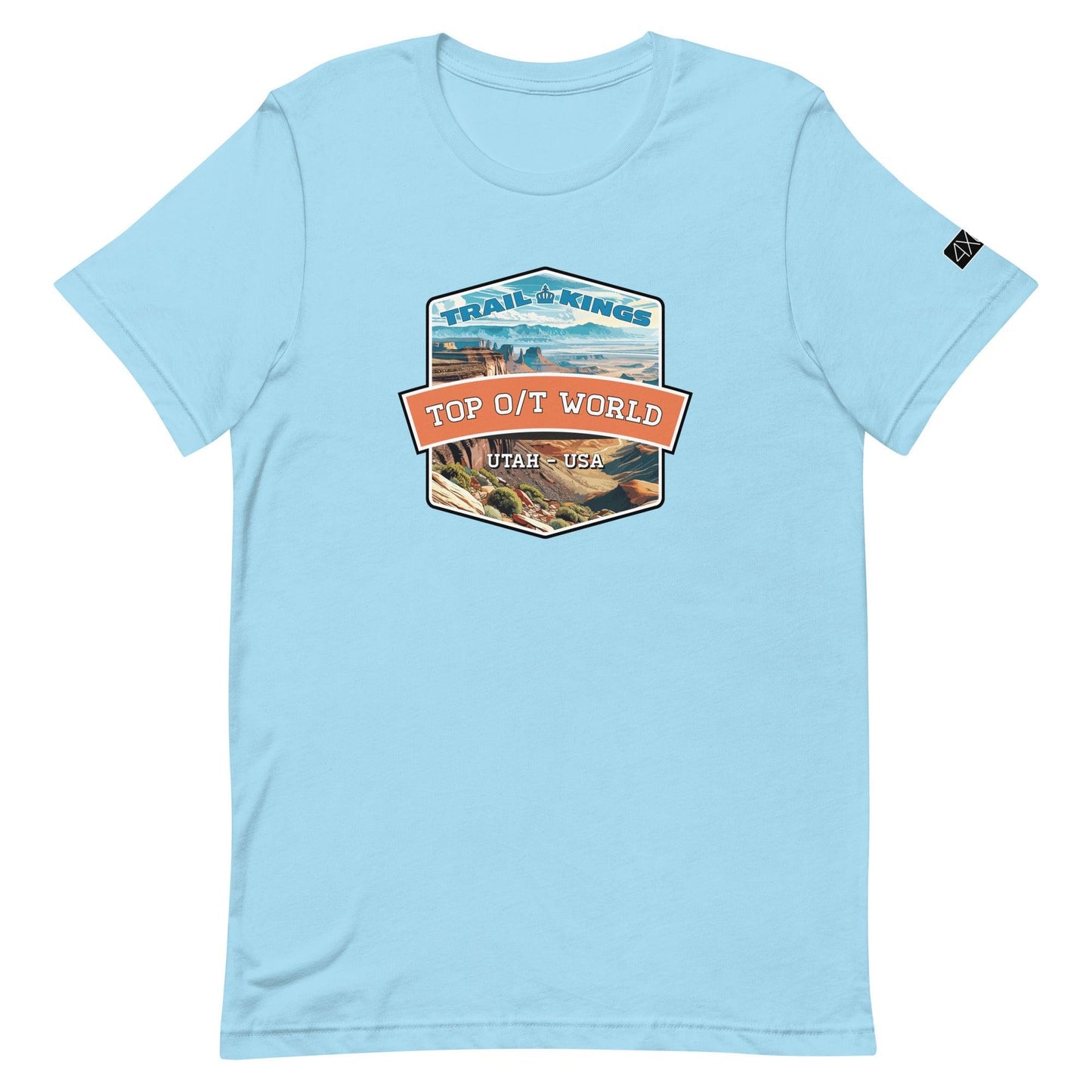 Trail Kings: Top of the World - Unisex t-shirt in ocean blue