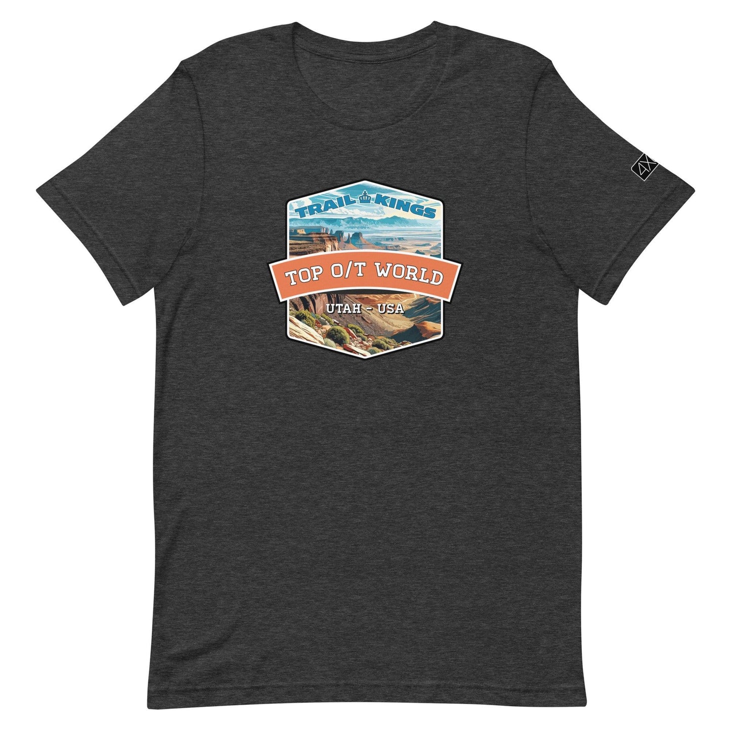 Trail Kings: Top of the World - Unisex t-shirt in dark grey heather