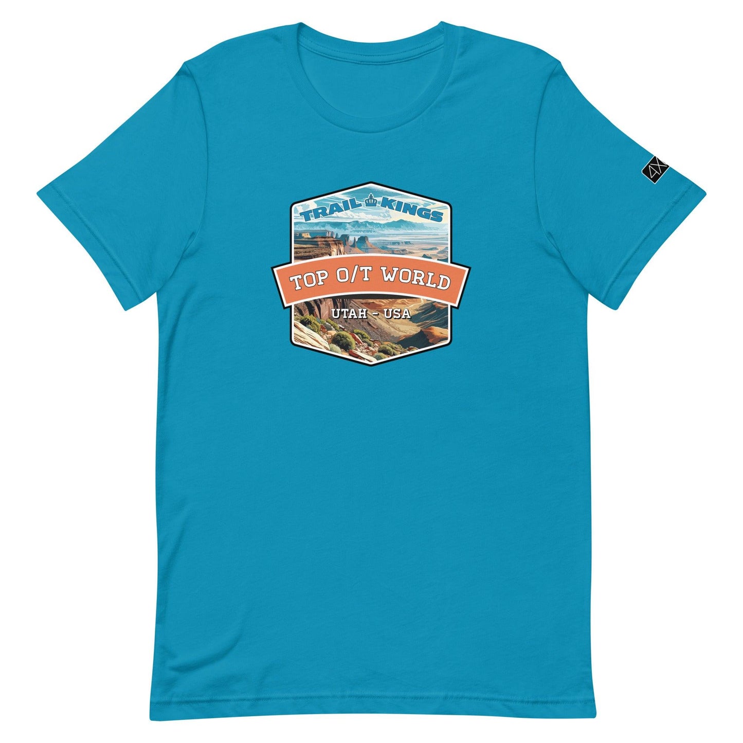 Trail Kings: Top of the World - Unisex t-shirt in aqua