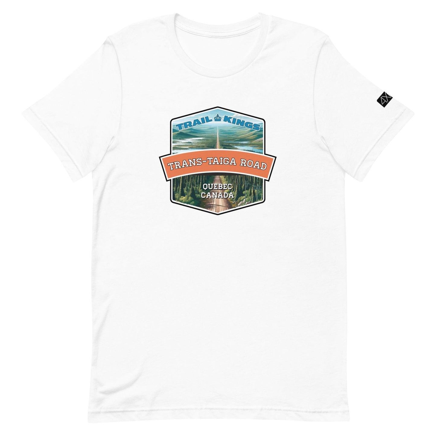 Trail Kings: Trans-Taiga Road - Unisex t-shirt in white