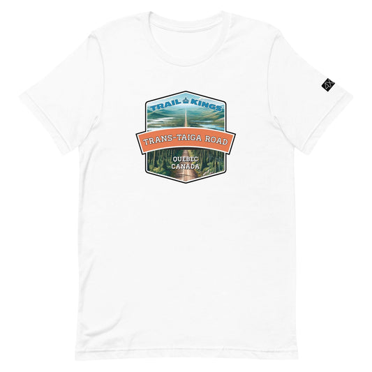 Trail Kings: Trans-Taiga Road - Unisex t-shirt in white