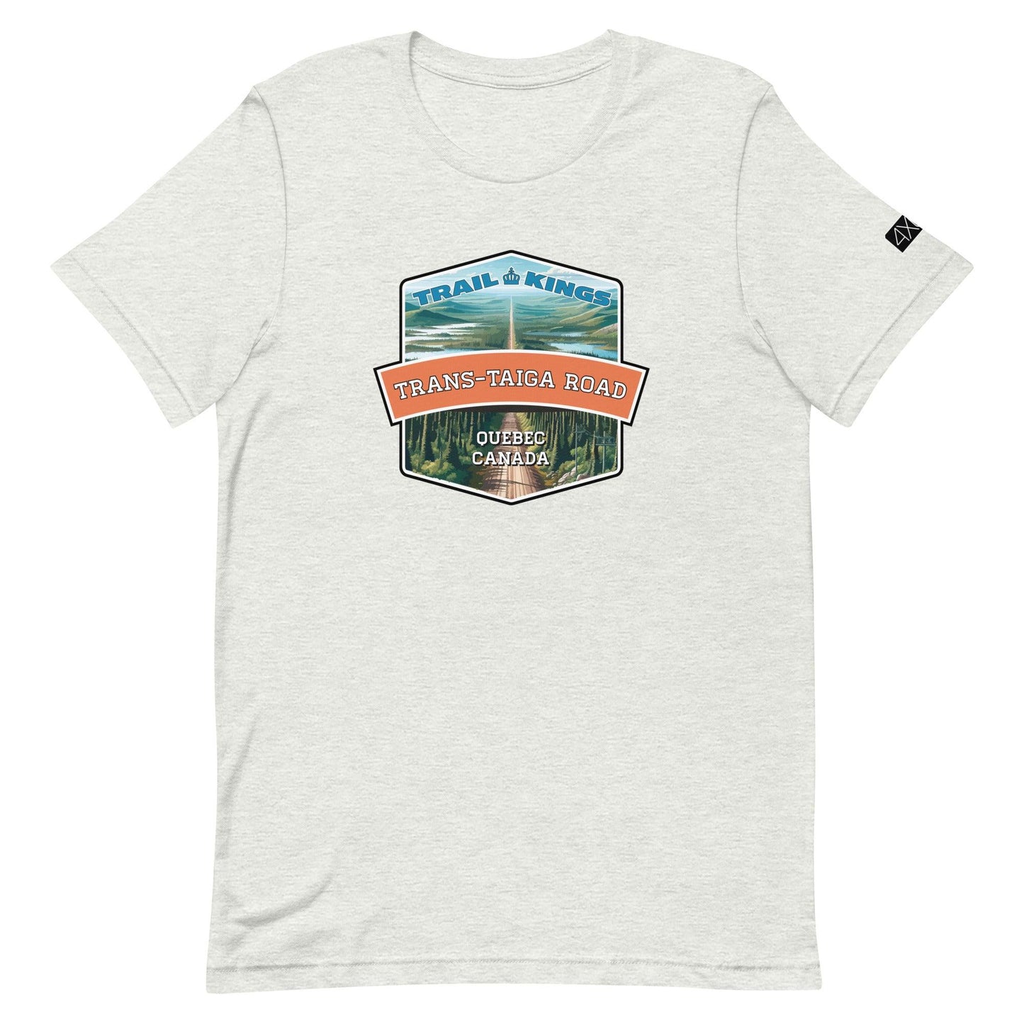 Trail Kings: Trans-Taiga Road - Unisex t-shirt in ash