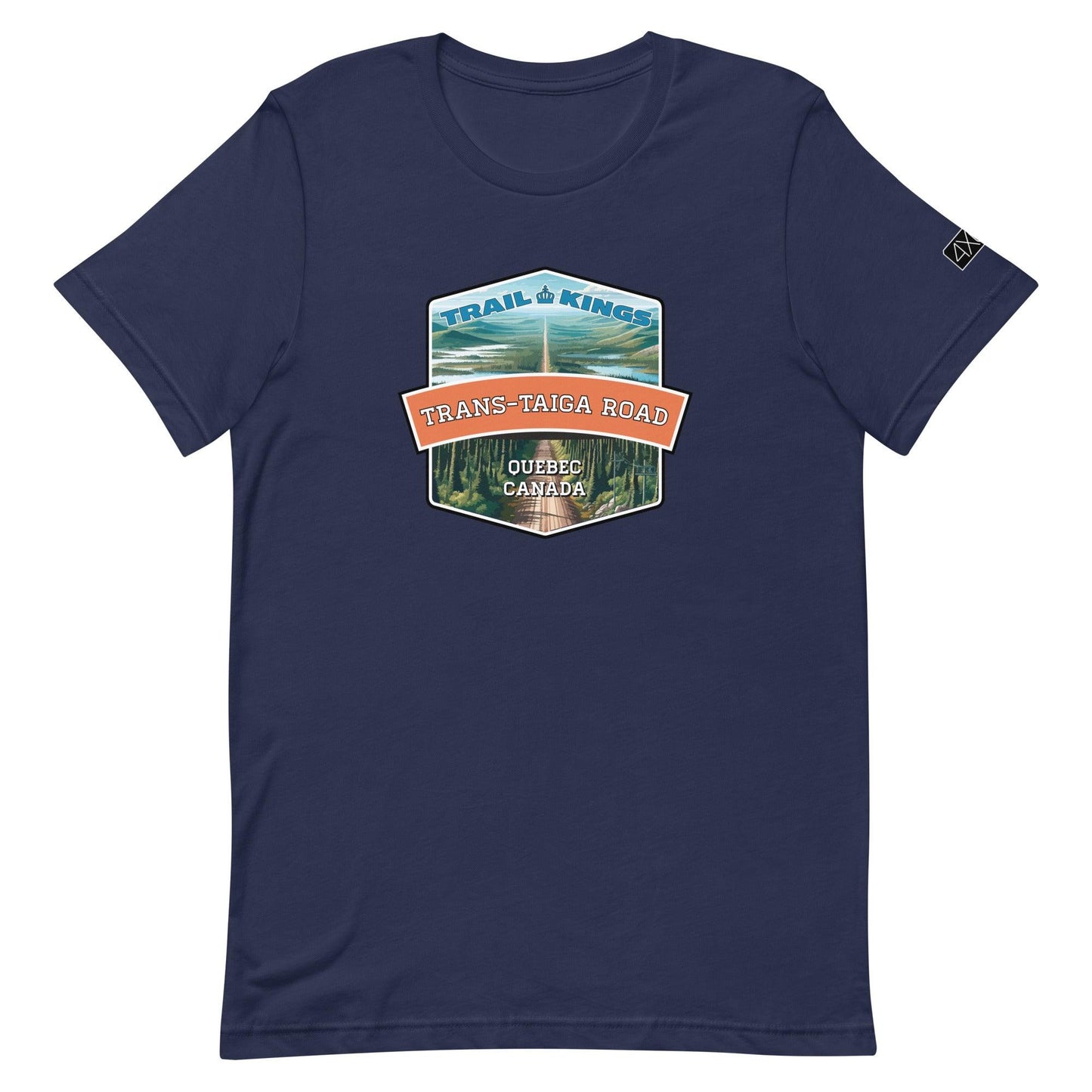 Trail Kings: Trans-Taiga Road - Unisex t-shirt in navy