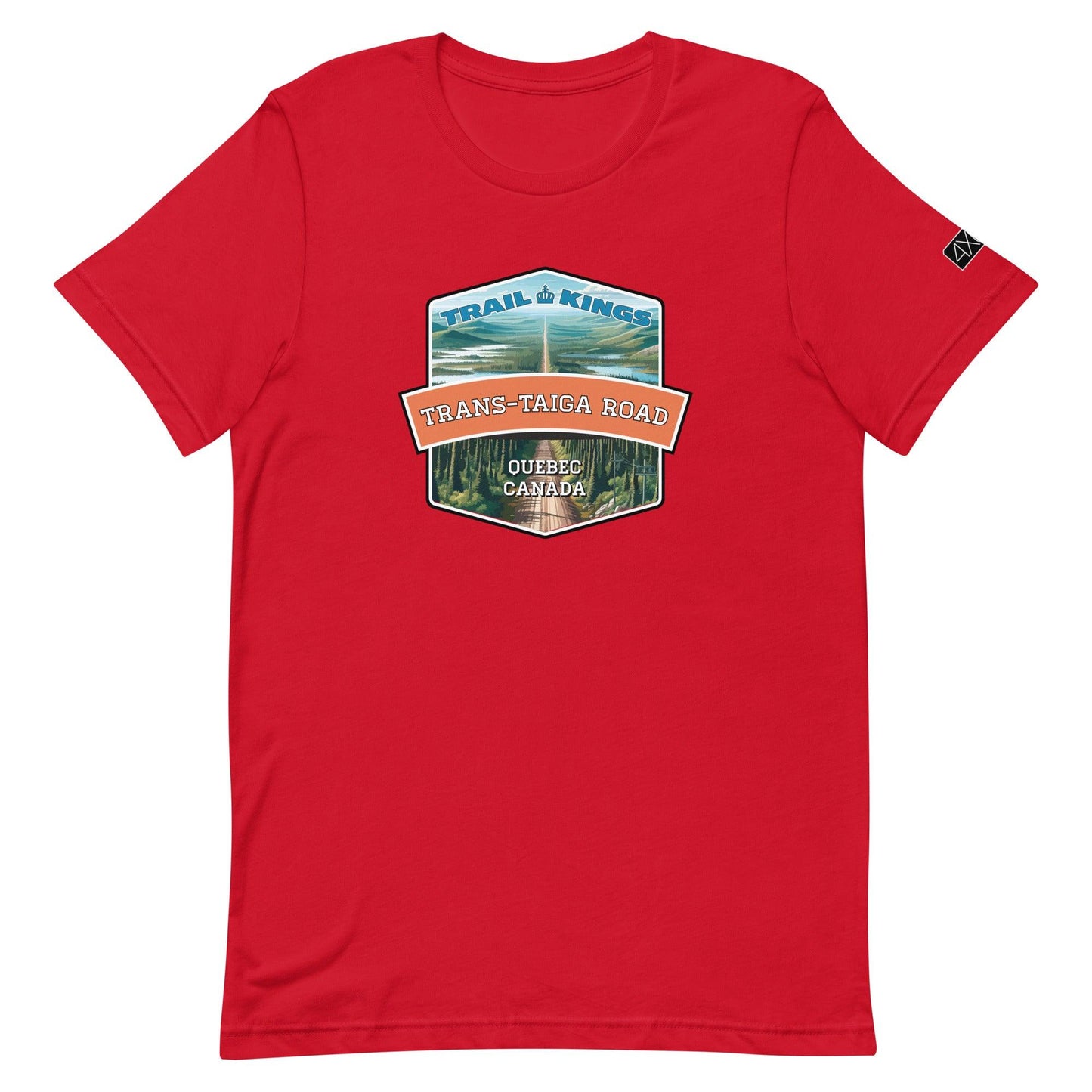 Trail Kings: Trans-Taiga Road - Unisex t-shirt in red