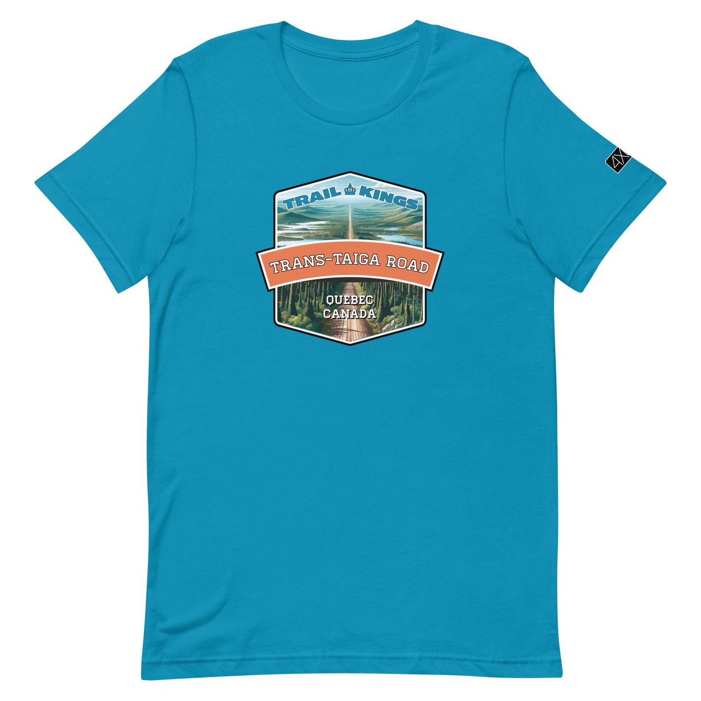 Trail Kings: Trans-Taiga Road - Unisex t-shirt in aqua