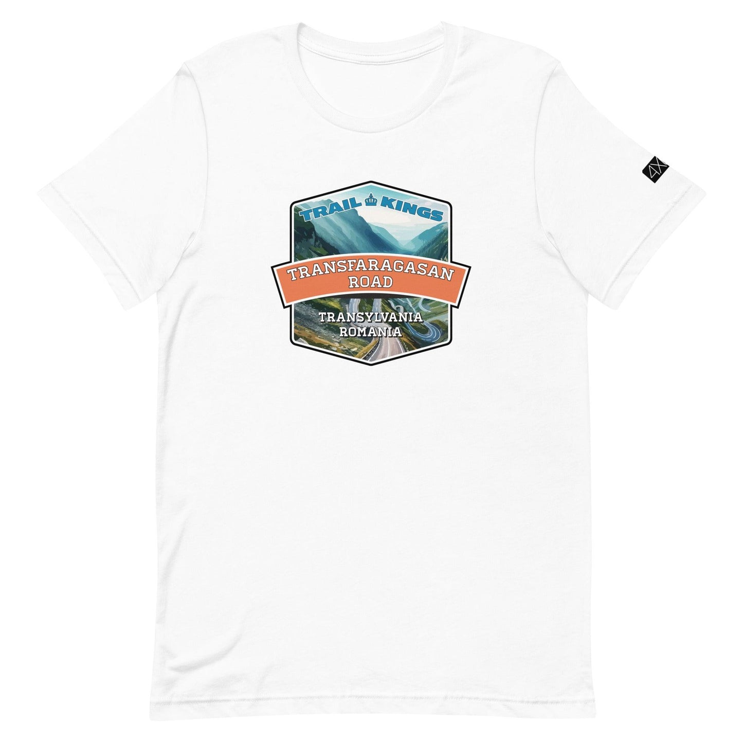 Trail Kings: Transfagarasan Road - Unisex t-shirt in white