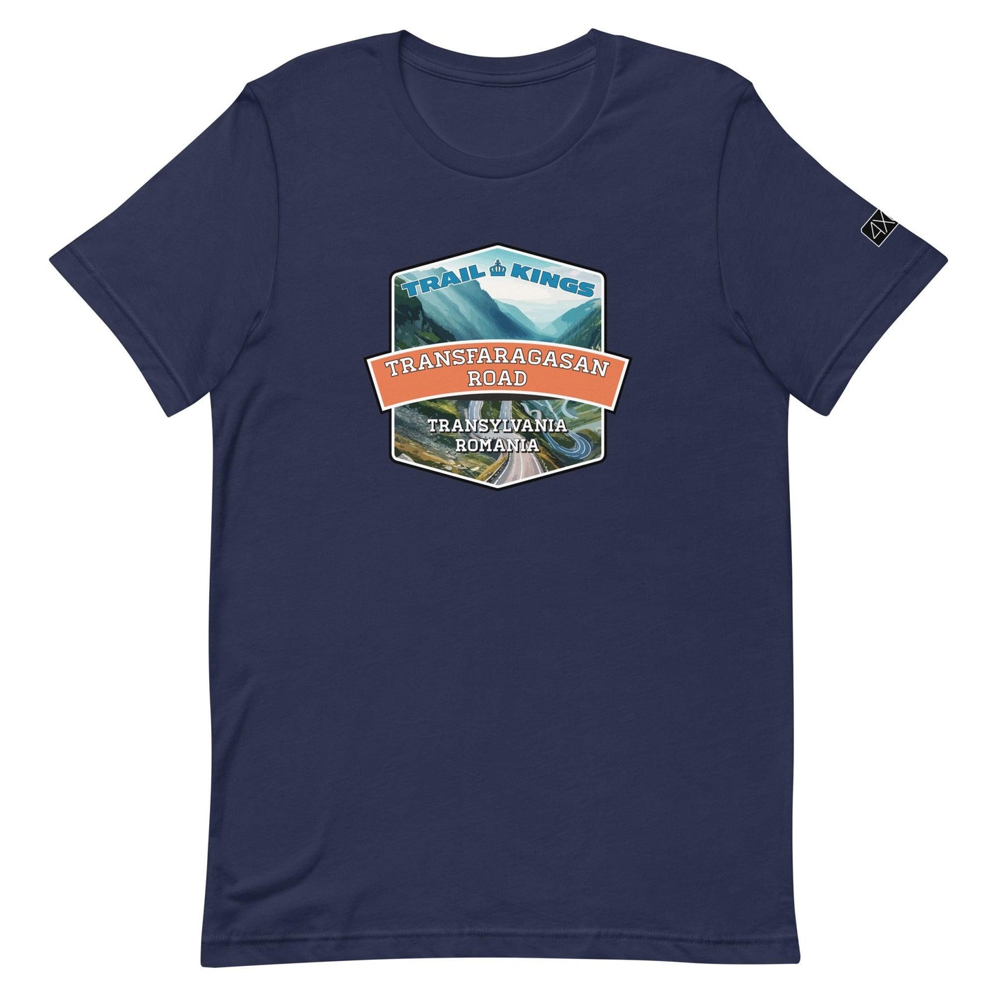 Trail Kings: Transfagarasan Road - Unisex t-shirt in navy