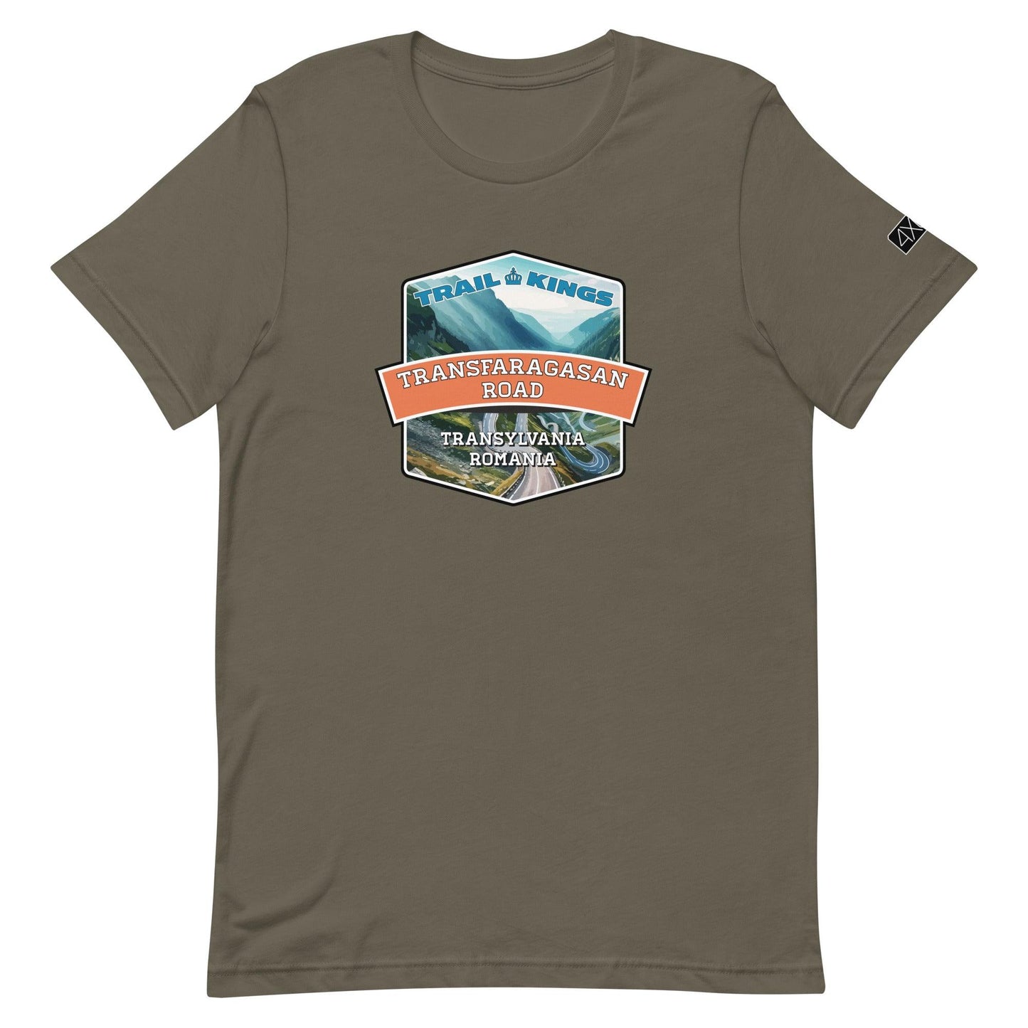 Trail Kings: Transfagarasan Road - Unisex t-shirt in army