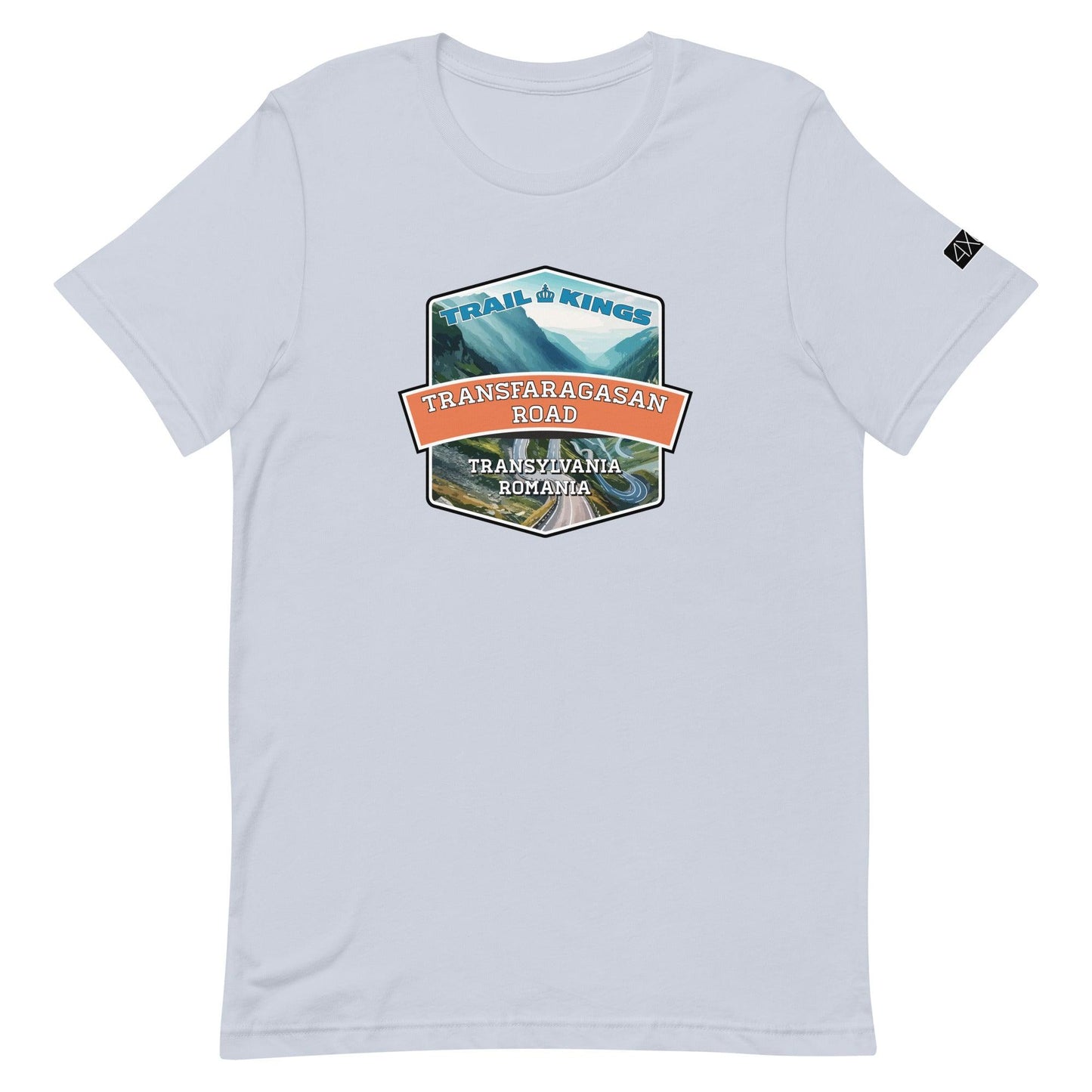 Trail Kings: Transfagarasan Road - Unisex t-shirt in light blue