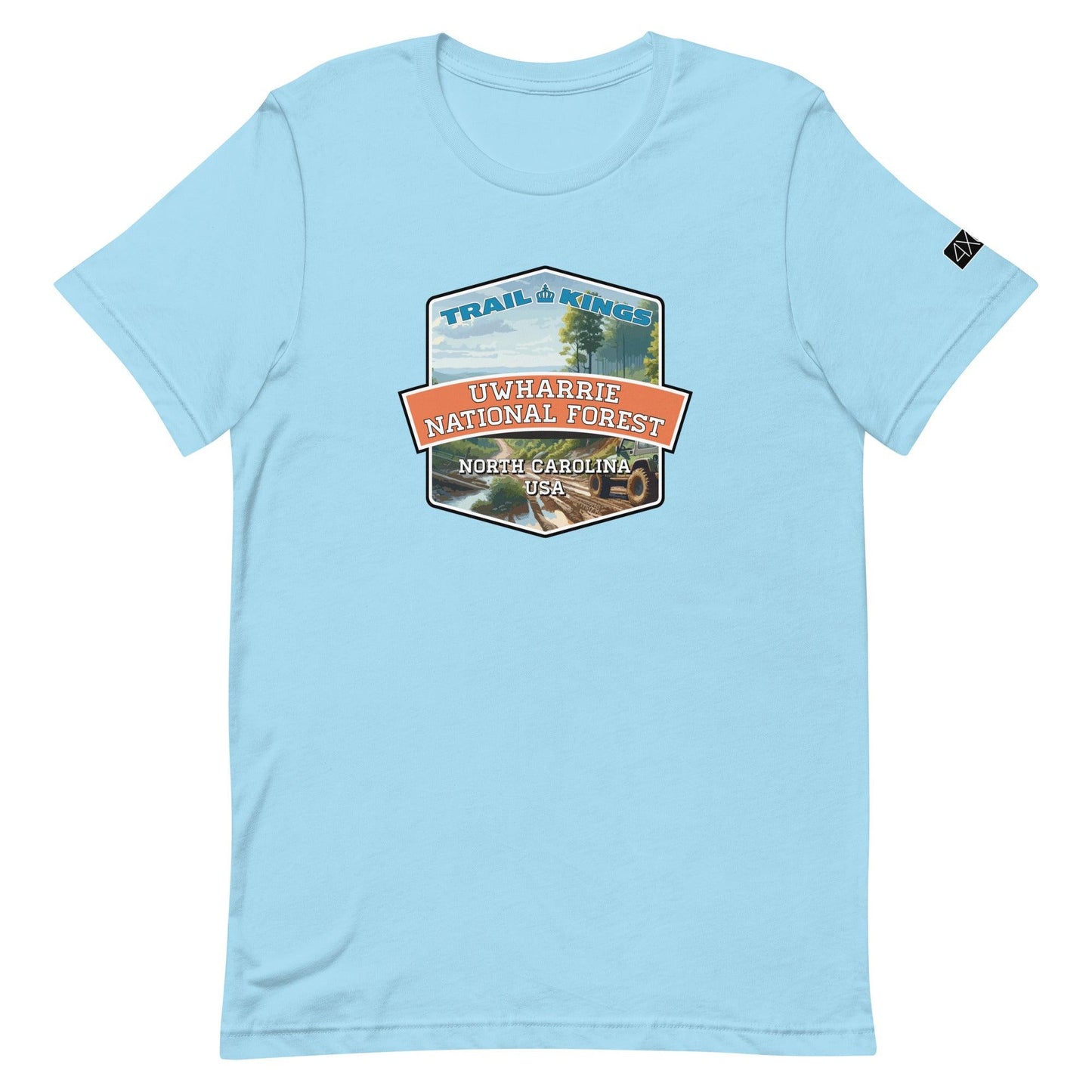 Trail Kings: Uwharrie National Forest - Unisex t-shirt in ocean blue