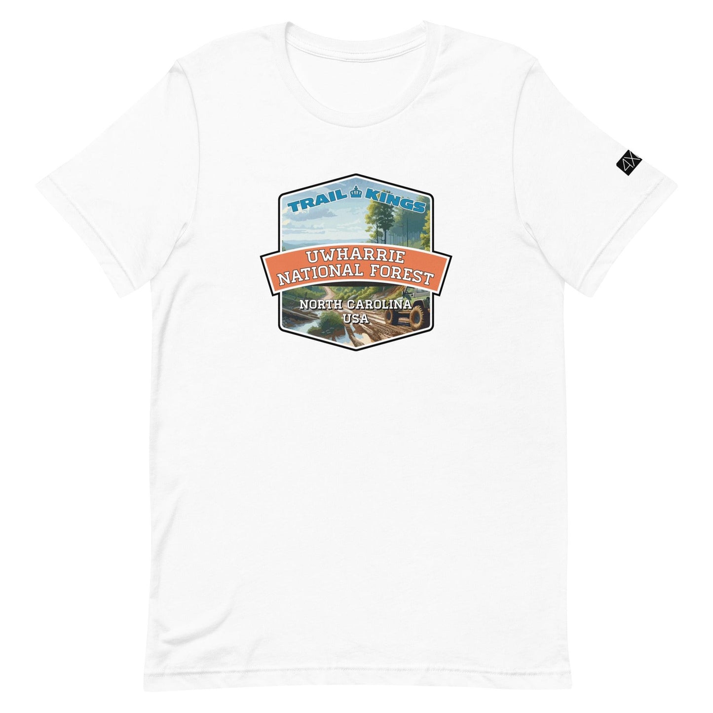 Trail Kings: Uwharrie National Forest - Unisex t-shirt in white