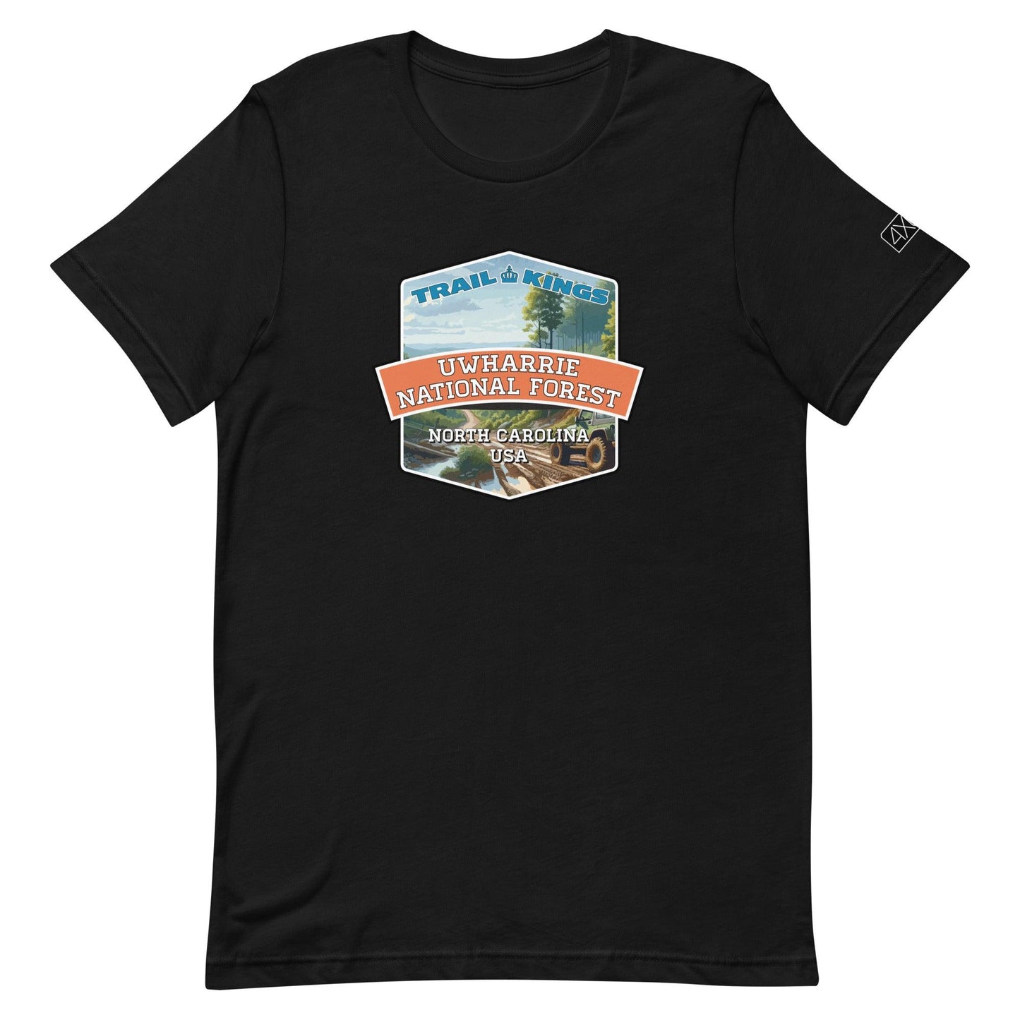 Trail Kings: Uwharrie National Forest - Unisex t-shirt in black