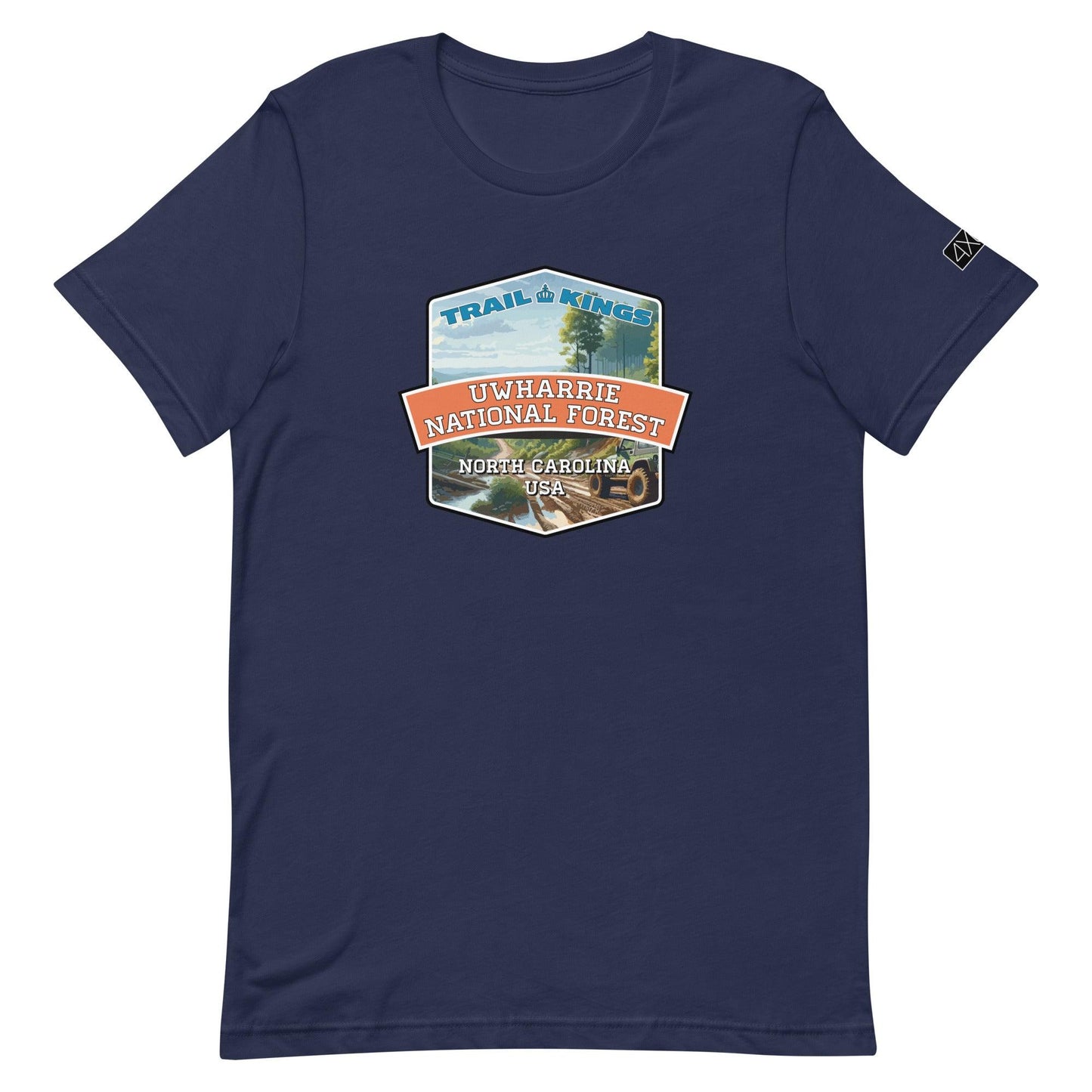 Trail Kings: Uwharrie National Forest - Unisex t-shirt in navy